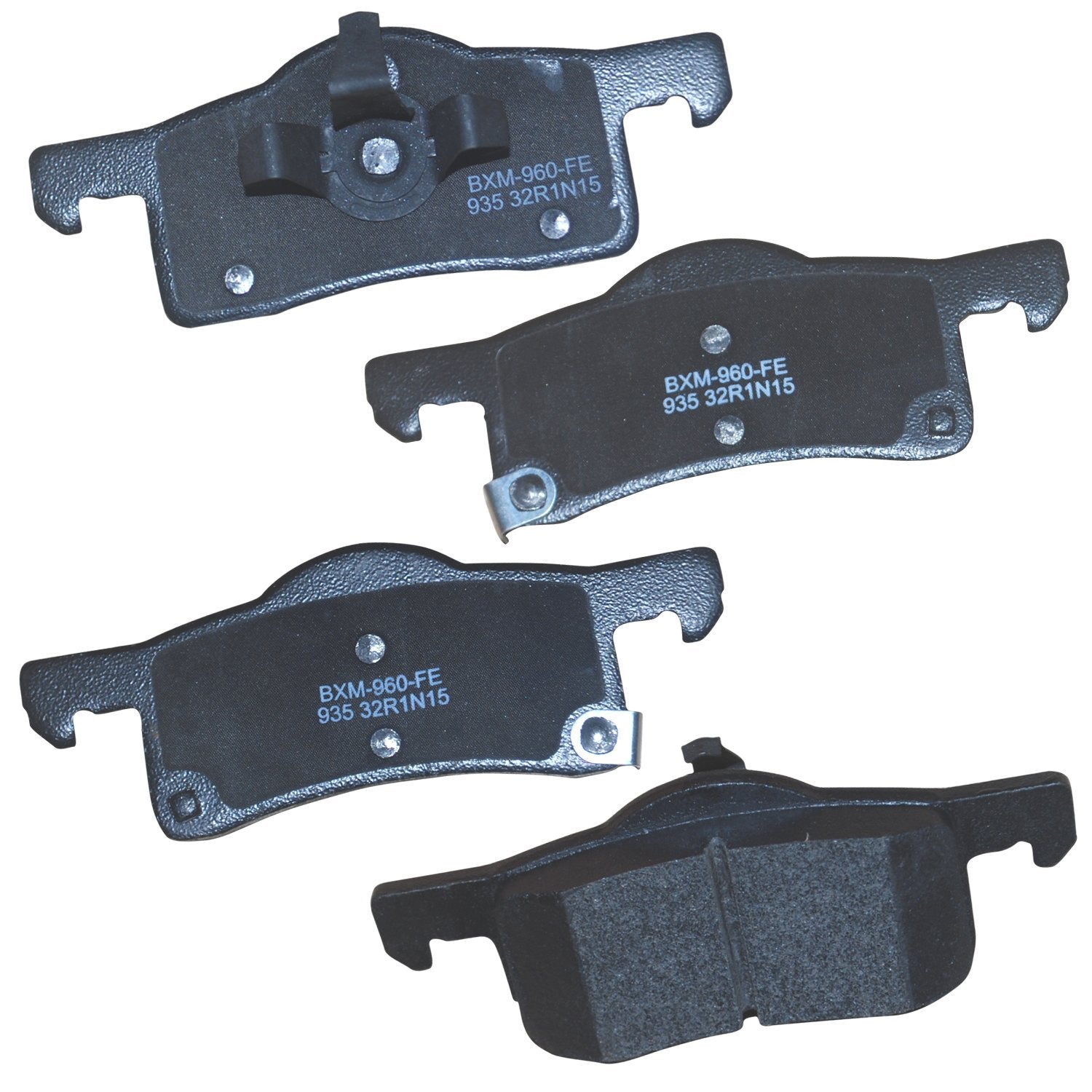 Bendix Premium Sbm935 Semi-Metallic Rear Brake Pads For Ford Expedition 2006-2003, Lincoln Navigator 2006-2003