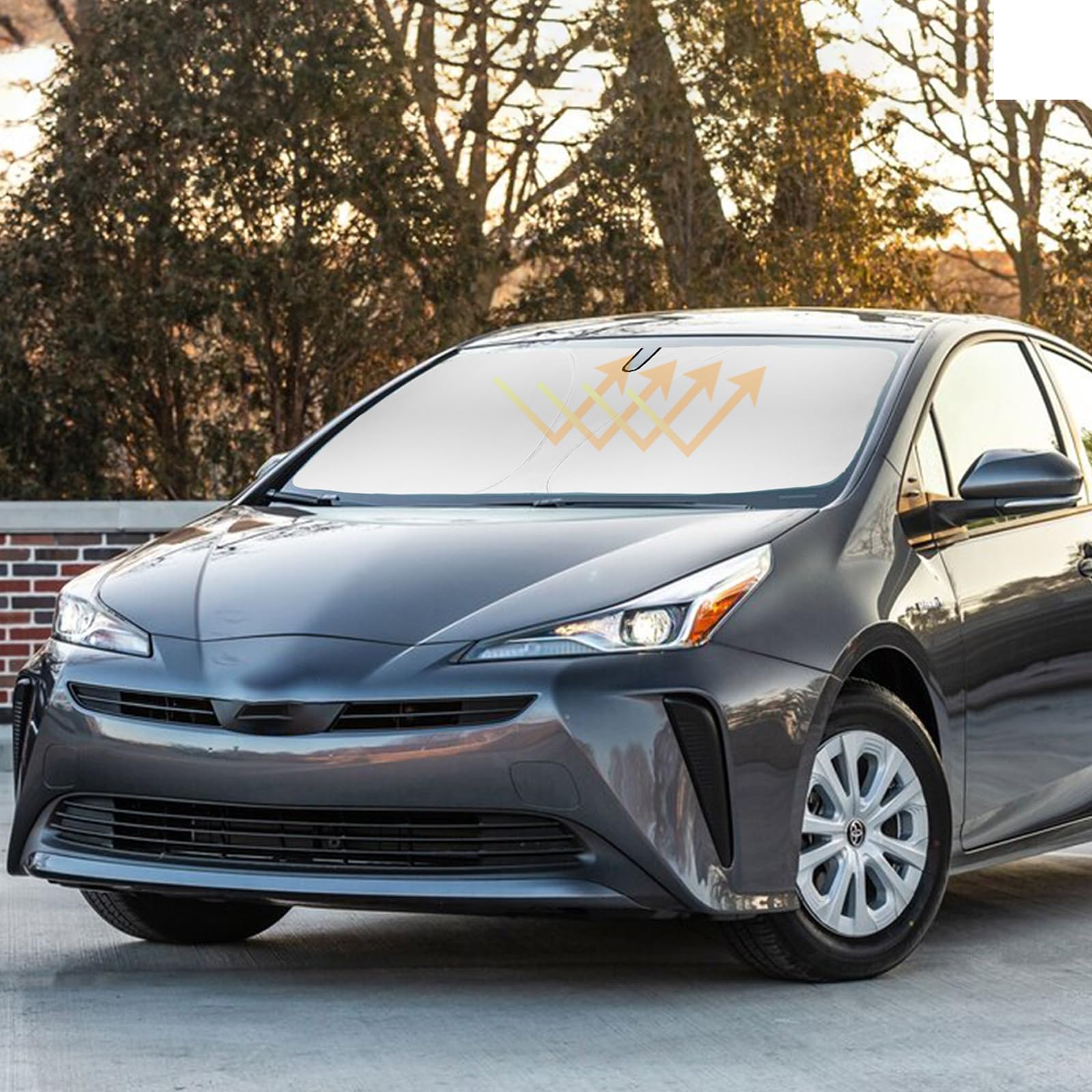 Sun Shade For Prius Hatchback Windshield Sunshades Cover Custom Fit 20210-2020 2021 2022 Toyota Prius Hatchback, Prius Prime Hat