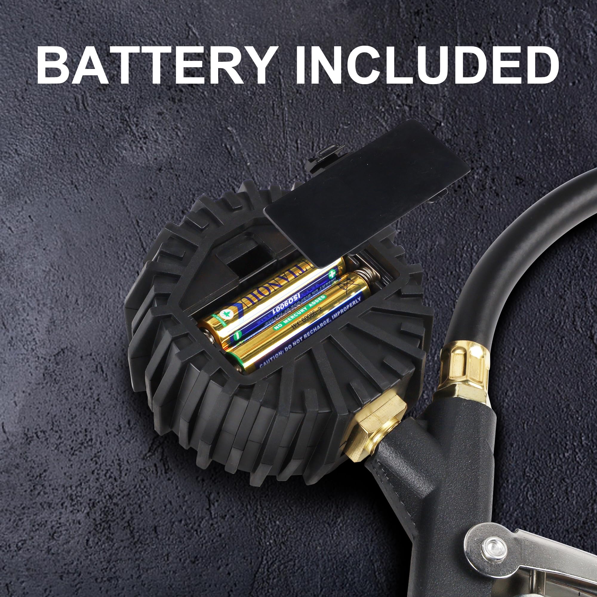 Hausse Heavy Duty Compressor Accessory Kit - Digital Tire Pressure Gauge with Inflator, Blow Gun and Hose Fittings, 1/4'' NPT Ai