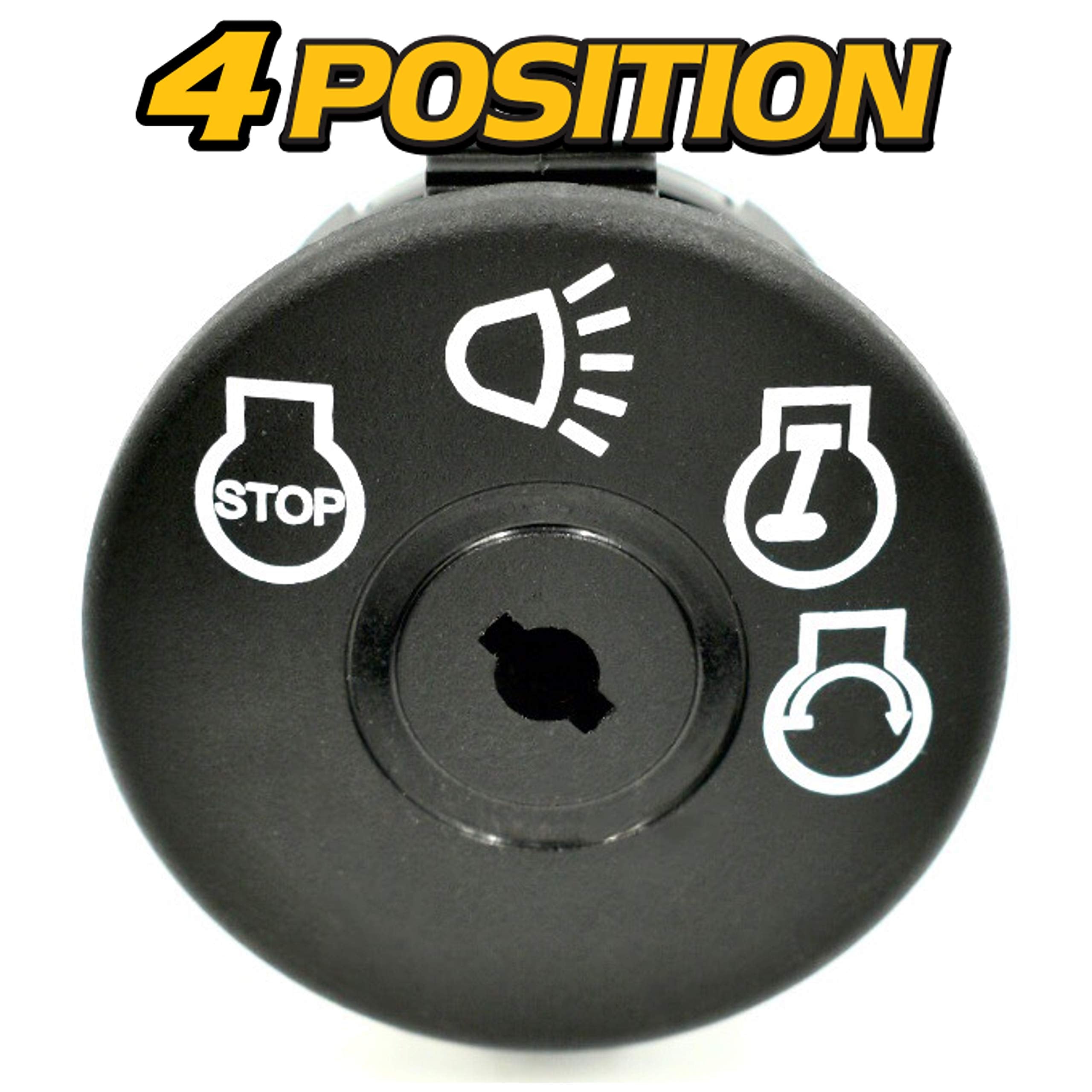 Hd Switch Starter Ignition Switch W/Keys Fits John Deere L100 L105 L107 L108 L110 L111 L118 L120 L130 125 135 145 155C 190C G110