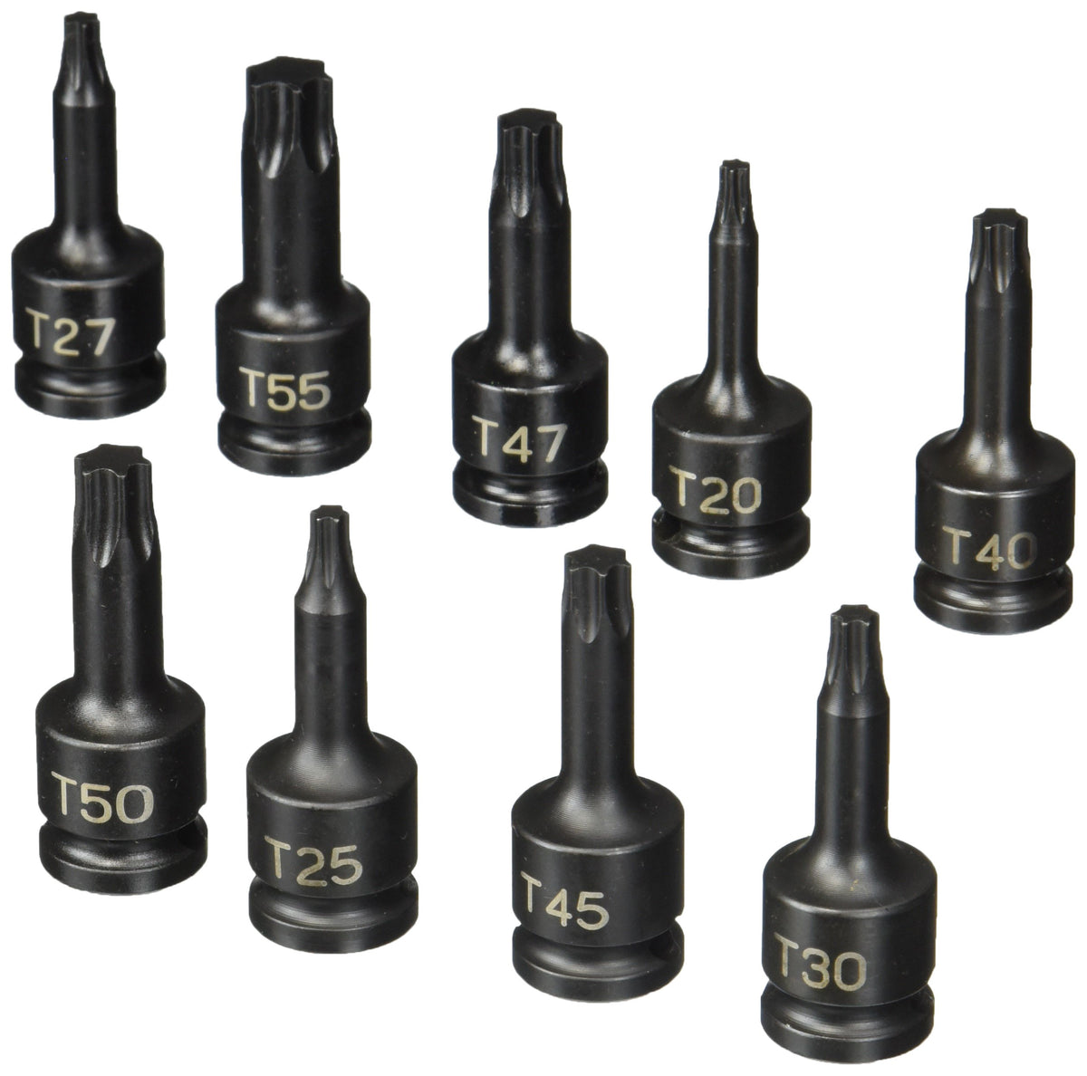 Grey Pneumatic (1200T 3/8' Drive 9-Piece Internal Star Impact Driver Socket Set