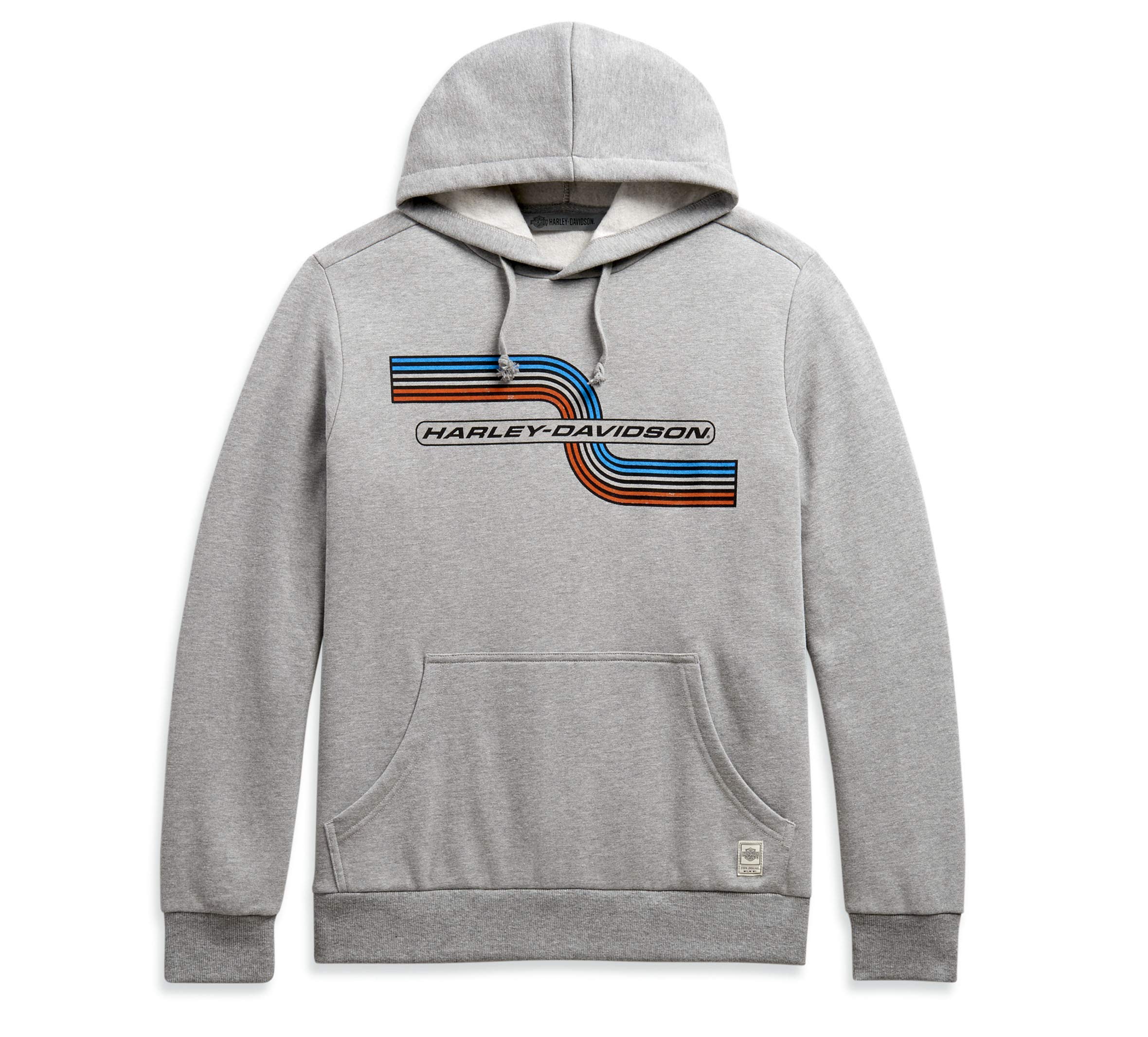 Harley-Davidson Men'S Retro Tank Graphic Pullover Hoodie, Slim Fit Gray 98635-20Vm (2X-Large)