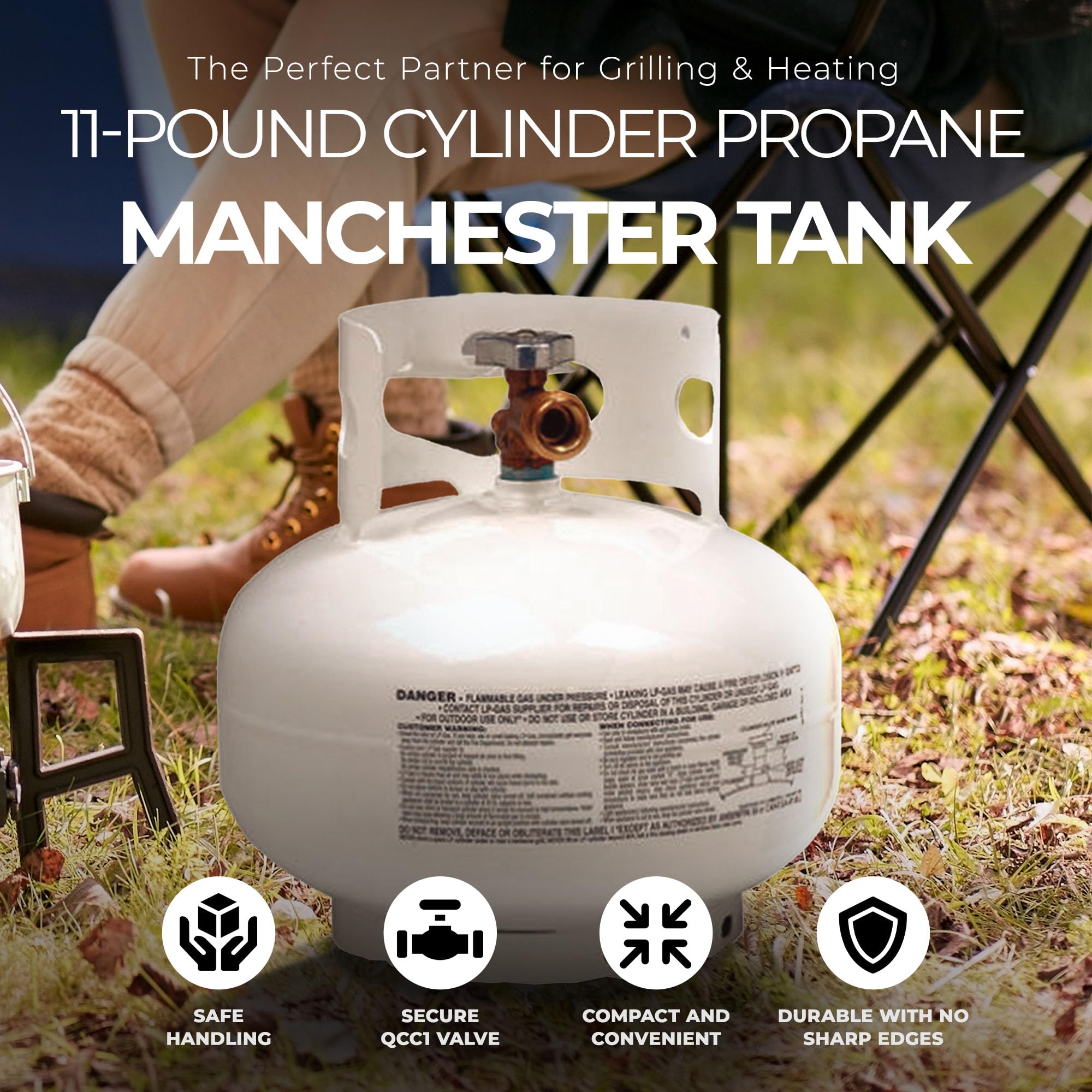 Manchester Tank & Equip 10393.1 11Lb Propane Tank