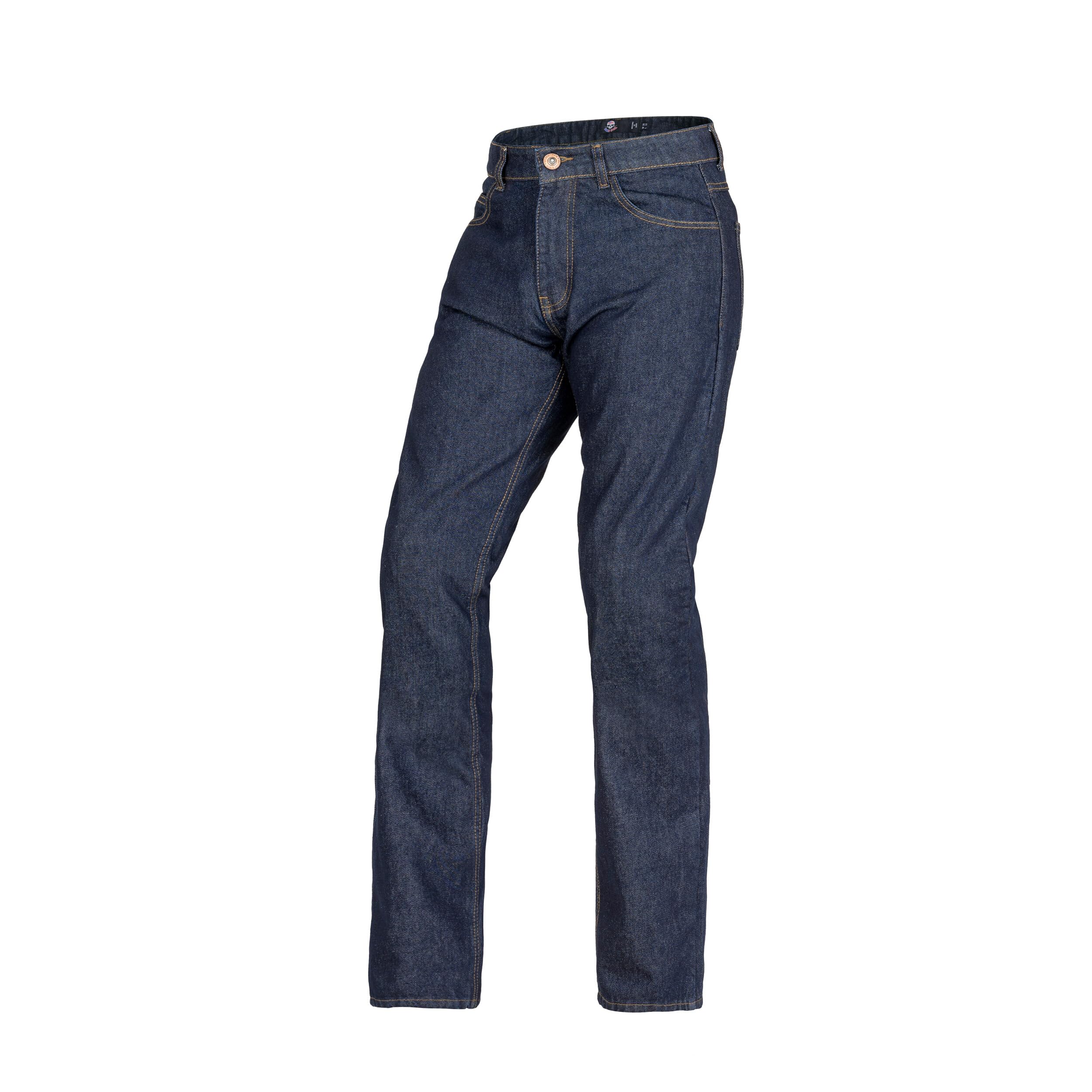 WICKED STOCK Motorcycle Jeans for Men-CE LEVEL2 Armor-Motorcycle Jeans-Motorcycle Riding Jeans-Motorcycle Pants-Dark Blue