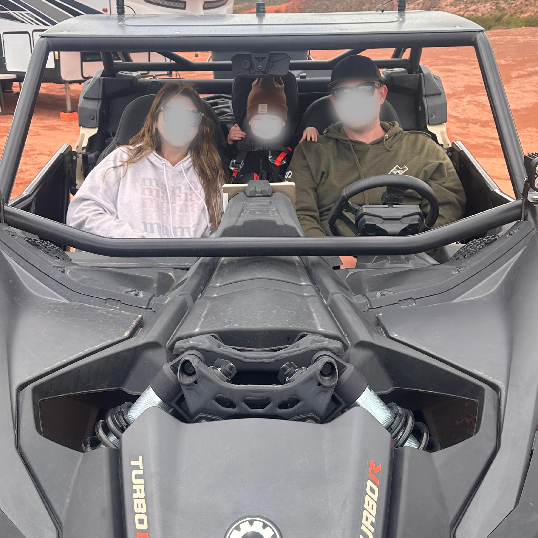 Bump Seat Compatible With Canam X3 2 Seat And 4 Seat Models 2017+ (Black)