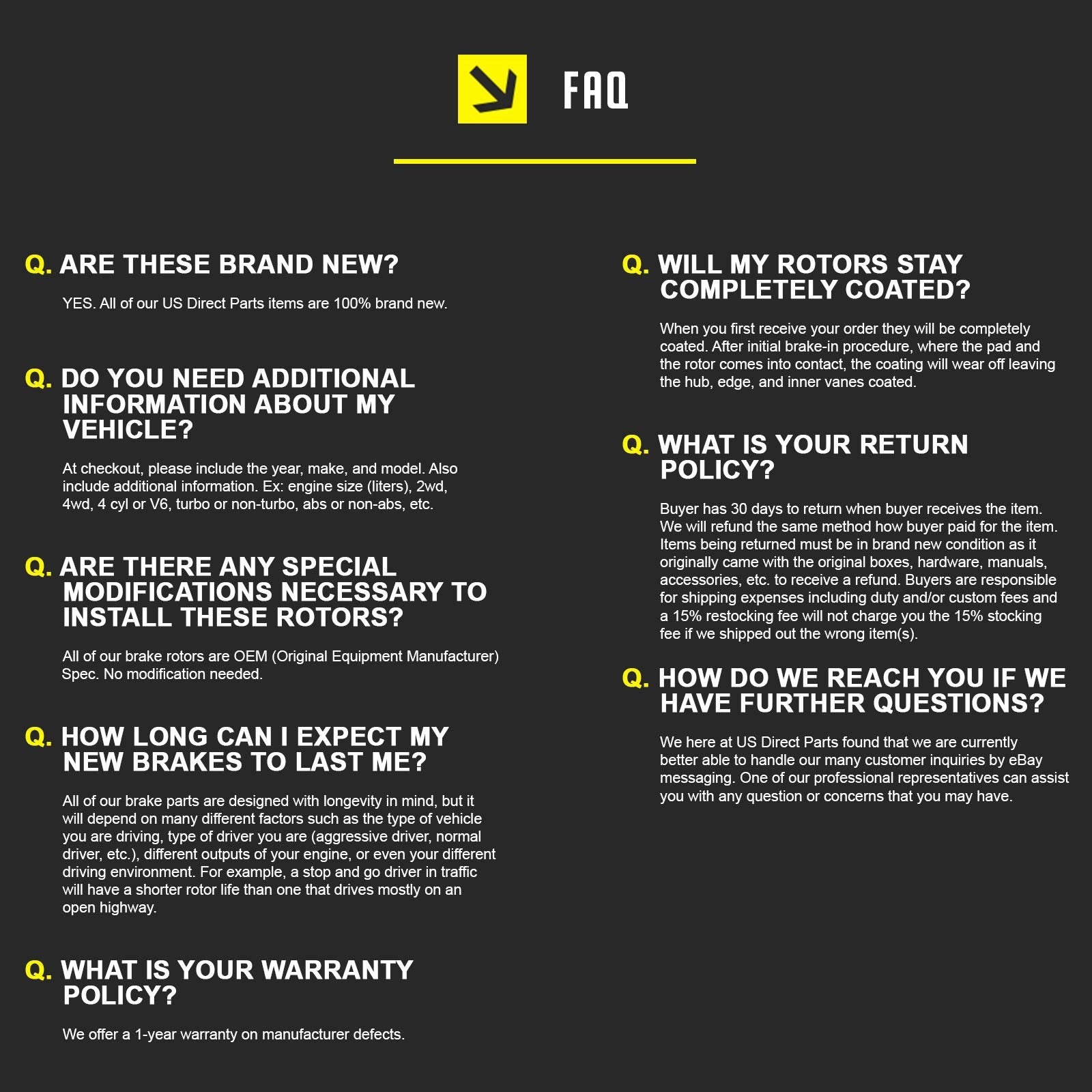 Hart Brakes Rear Brakes And Rotors Kit |Rear Brake Pads| Brake Rotors And Pads| Ceramic Brake Pads And Rotors |Fits 2014-2017 La