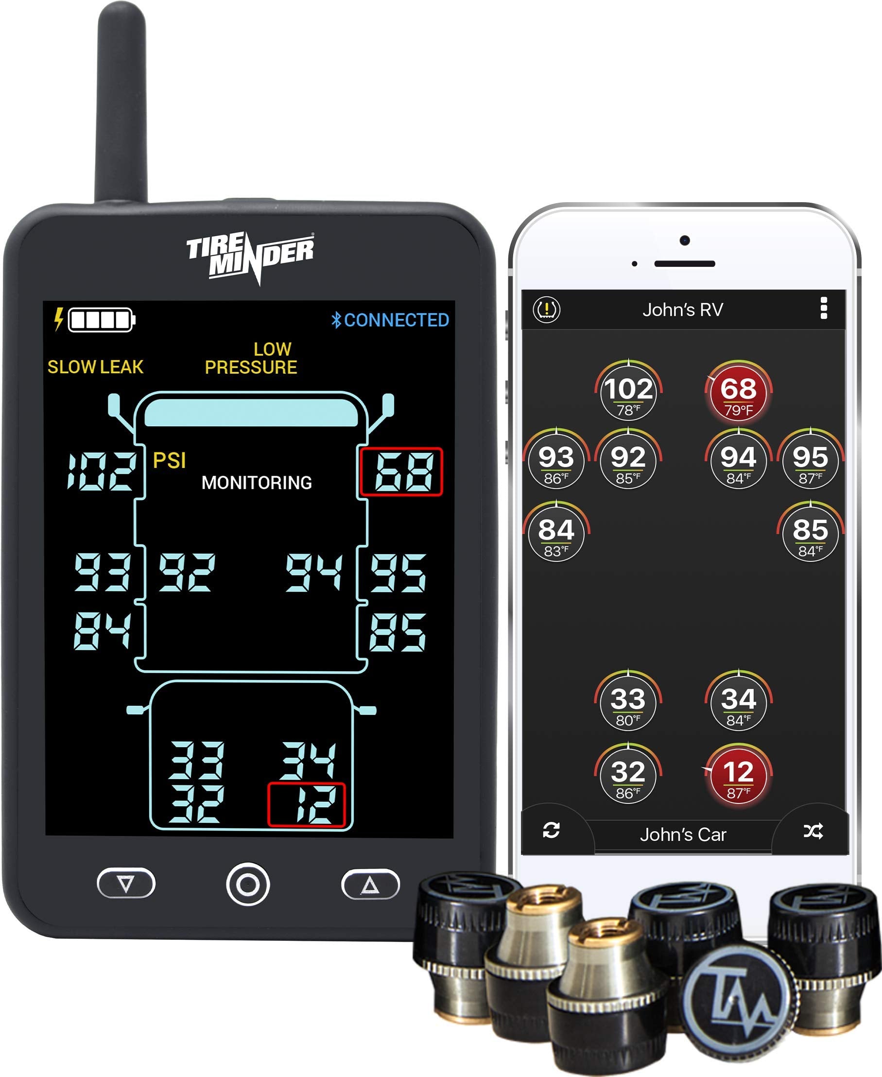 Minder Research Tireminder A1As Rv Tpms With 6 Transmitters