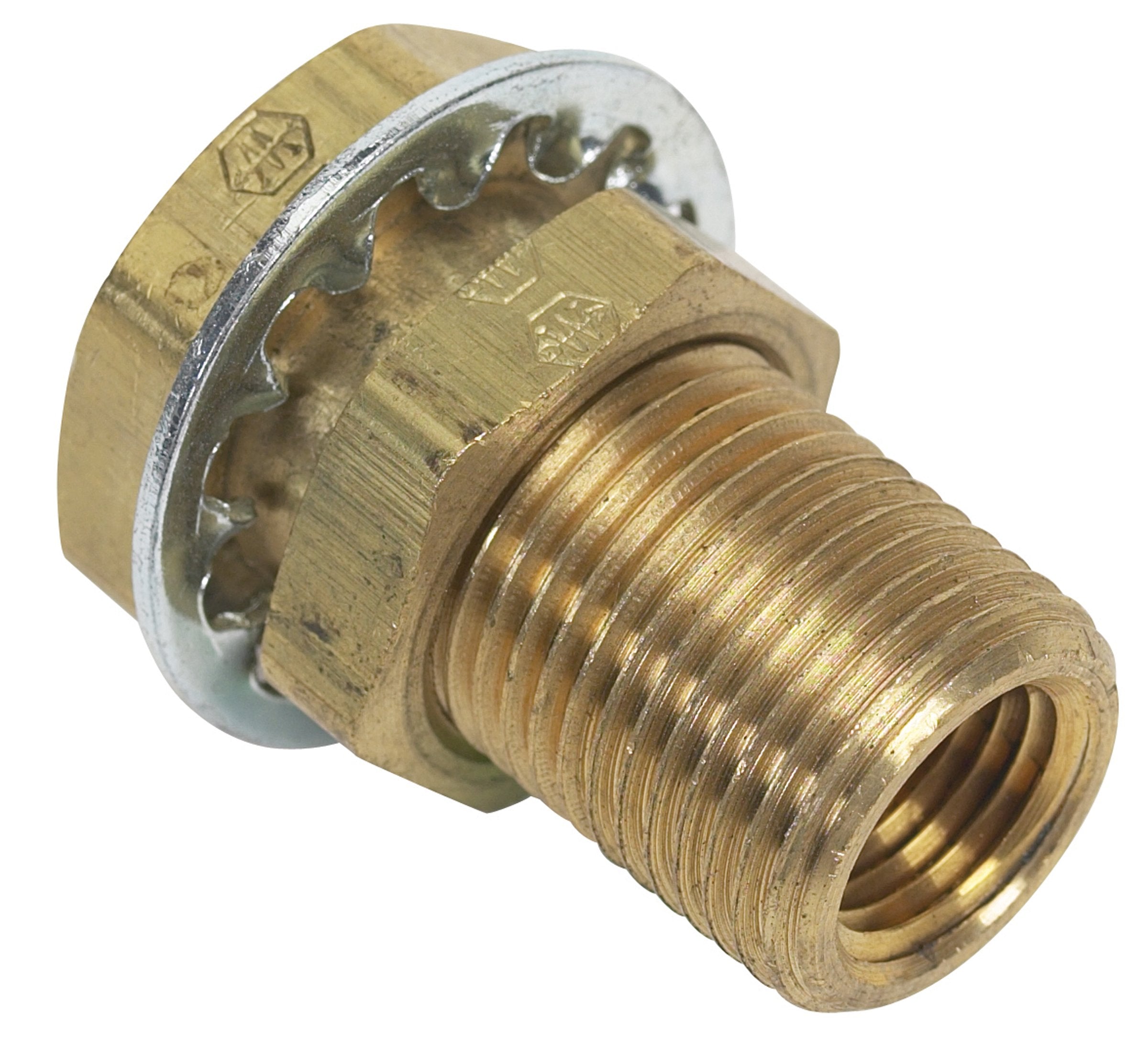 Moeller Marine Products Brass Fuel Line Hose Barb (Female 1/4 NPT 1/4)