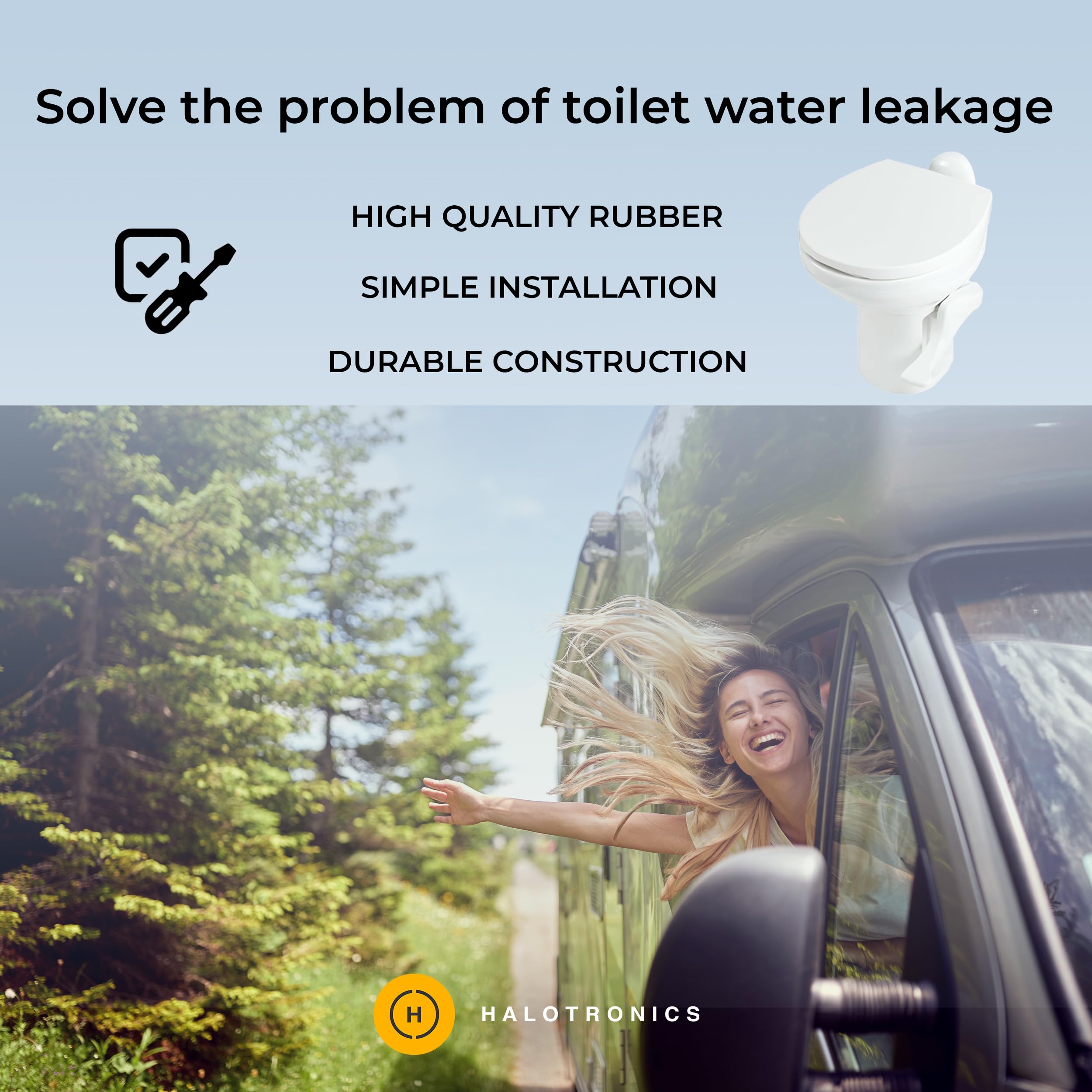 Halotronics 42049 Water Valve Style Ii Kit Compatible Replacement For Thetford Aqua Magic Style Ii Toilets - New 2024