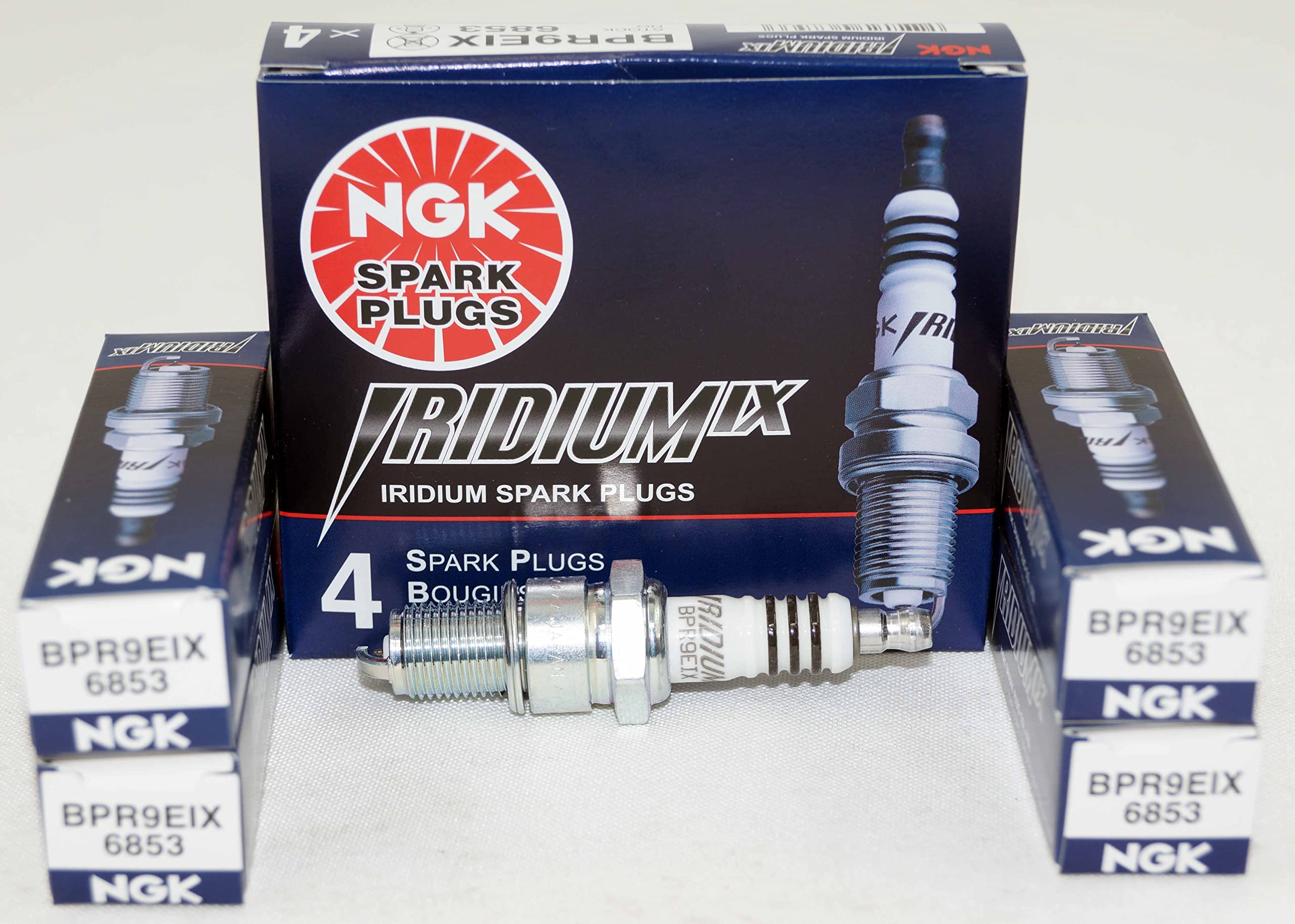 Ngk (6853) Bpr9Eix Spark Plug - Pack Of 4