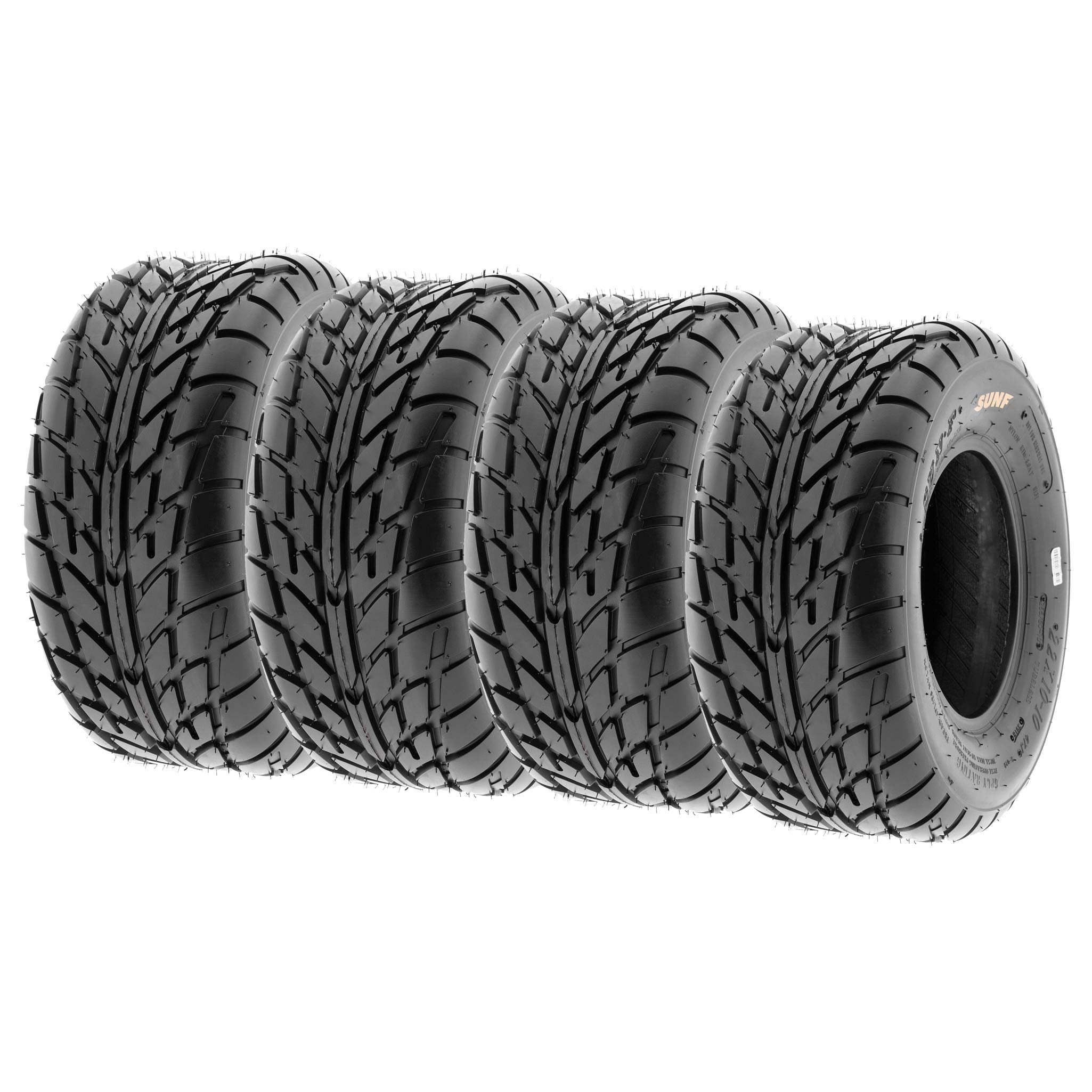 Sunf 18X9.5-8 18X9.5X8 Hardpack Race Sport Atv Utv Tire 6 Pr A021 - Set Of 4