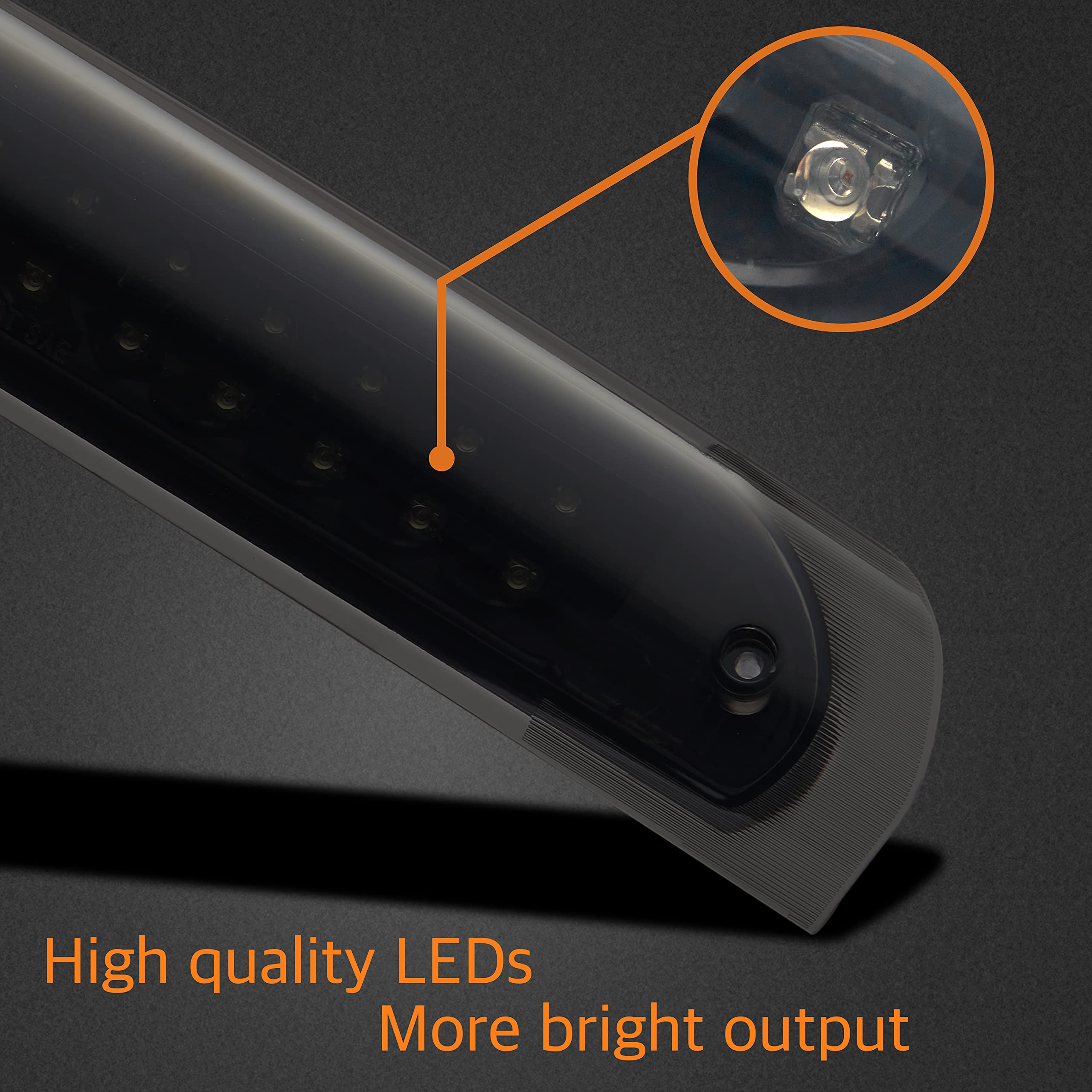 Cxdar Third 3Rd Brake Light, Led High Mount Stop Light Replacement For 2002 2003 2004 2005 2006 2007 2008 Dodge Ram 1500, 2003-2