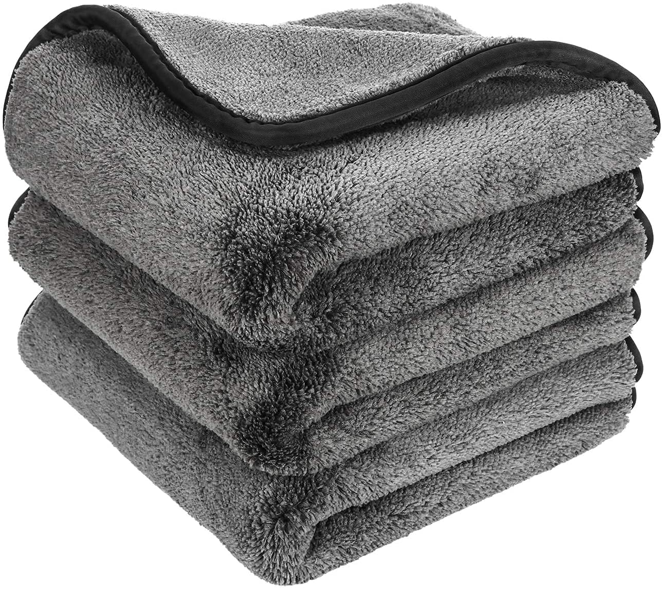 S K Tea Merchant 800 GSM Microfiber Car Cleaning Cloth  DualSided, ScratchFree, LintFree, Ultra Absorbent Towel for Washing,