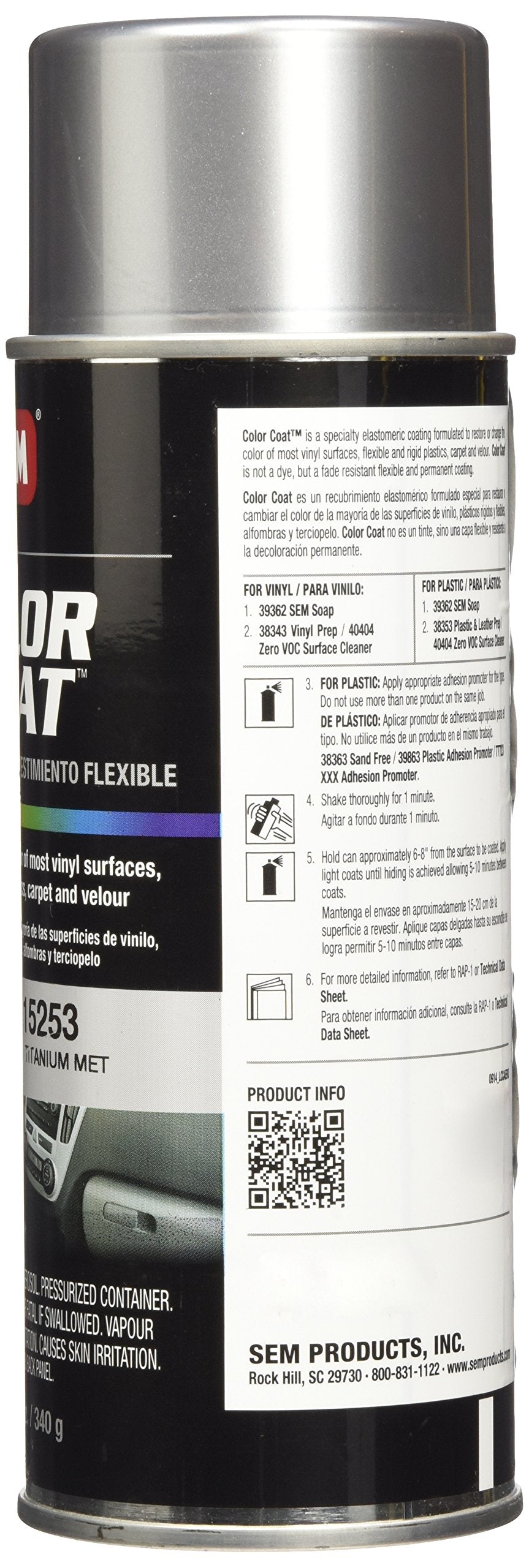 Sem Products Color Coat - Titanium Metallic