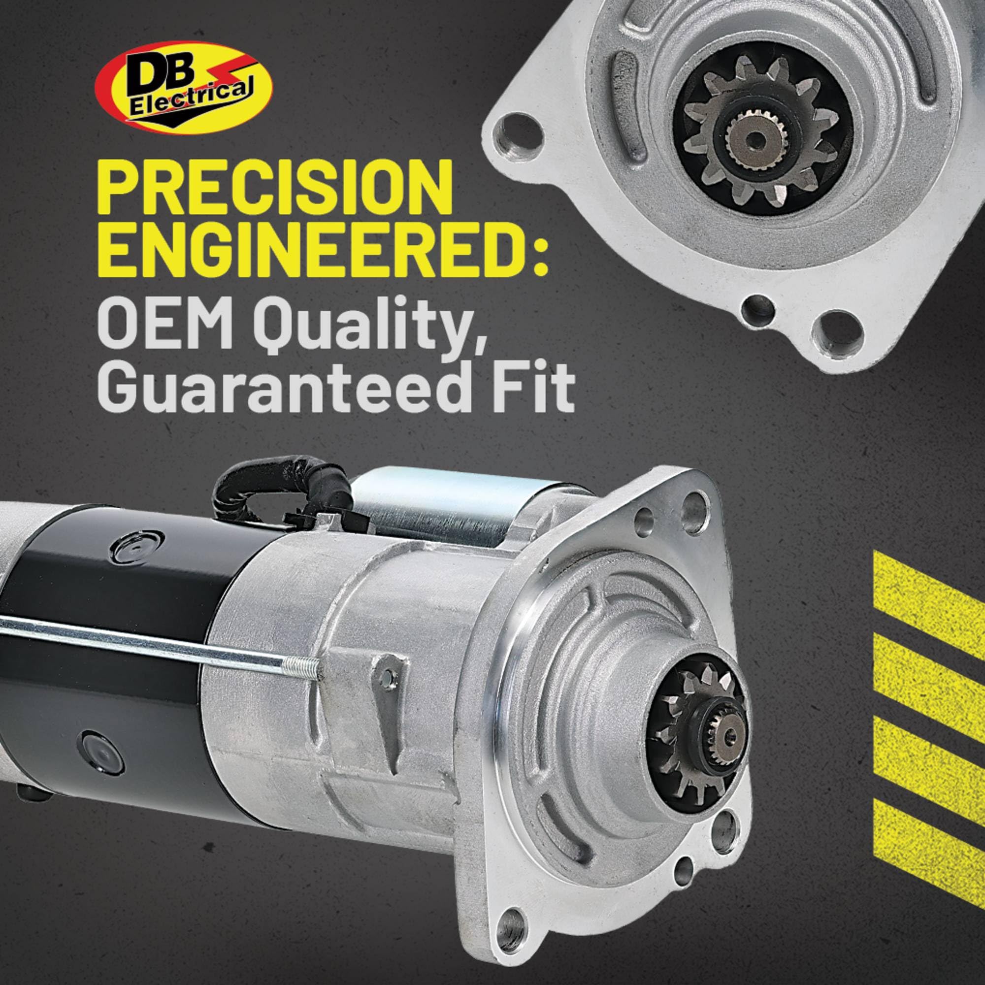 Db Electrical 410-48076 Starter Compatible With/Replacement For Ford E-Series Vans, 1995-2000, F150, F250, F350, 94,95,96,97,98