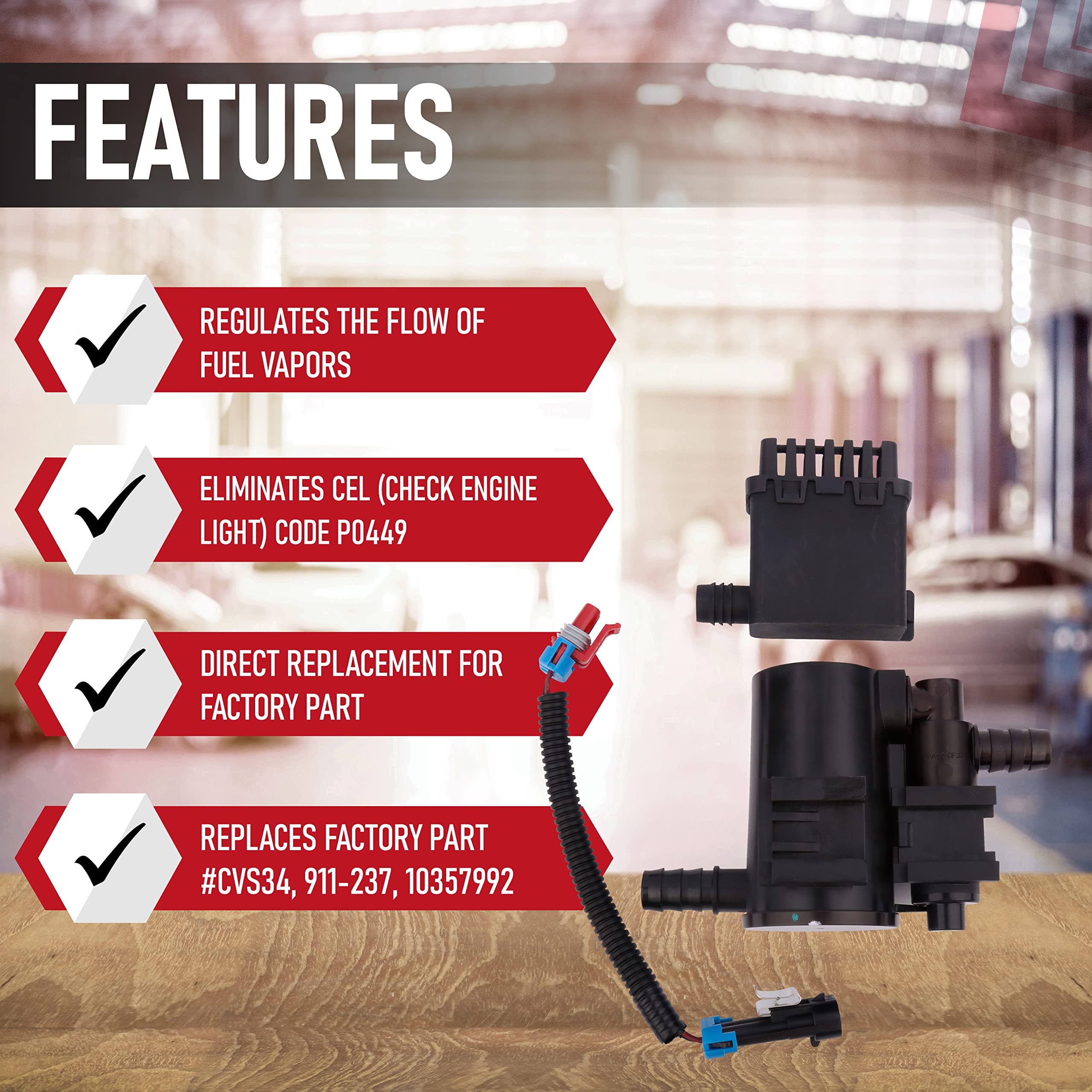 Vapor Canister Purge Valve Solenoid - Compatible with Chevrolet and GMC Vehicles - 2004-2010 - Silverado 1500, 2500 HD Classic,