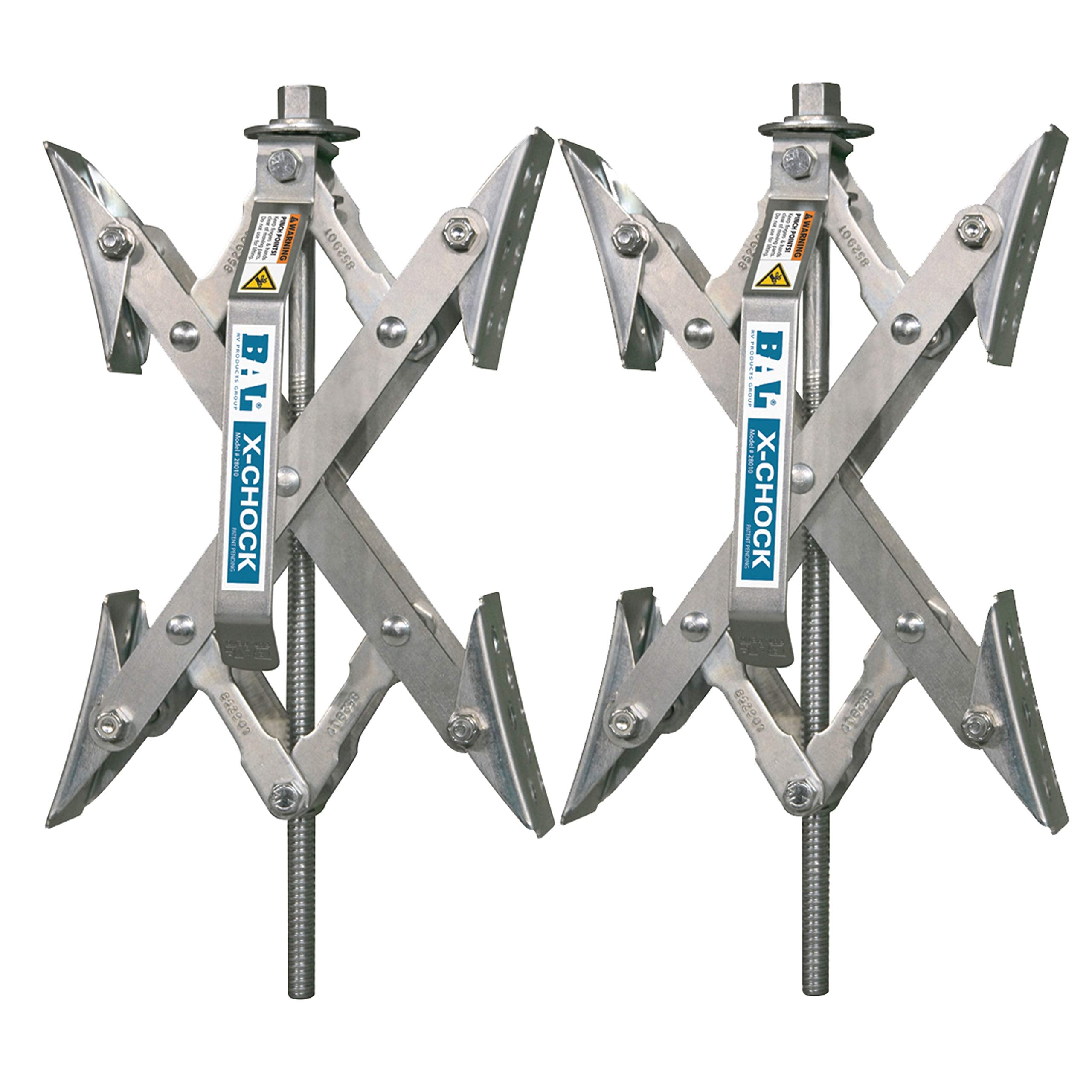 BAL R.V. Products Group xChock Wheel Stabiliser  Pair  One Handle  28012 by