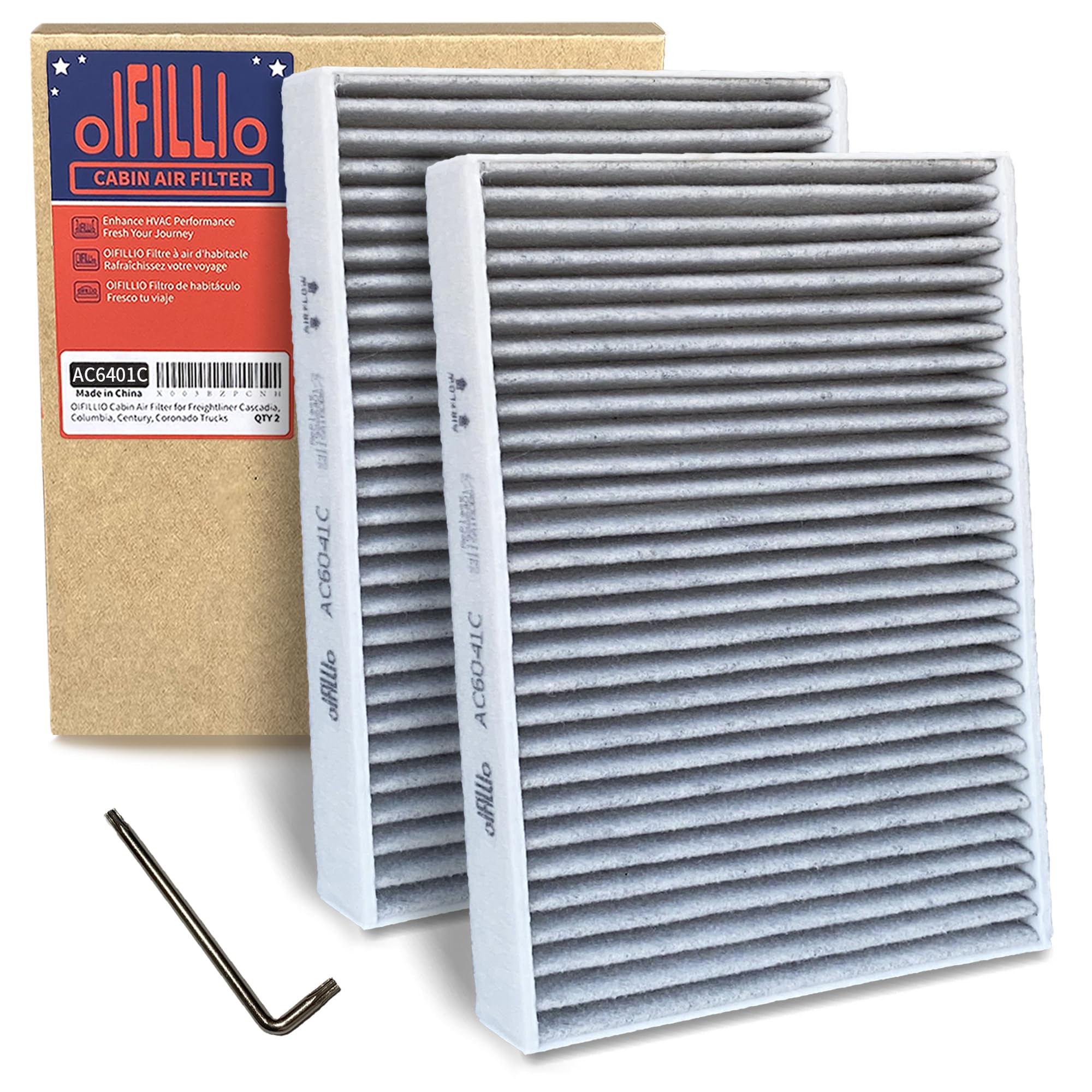 Oifillio Cabin Air Filter For 2019+ Bmw X5 X7 X6, Bmw 530I 540I 530E (2017-2023), Bmw 740I 750I 750Li Xdrive (2016-2022), Bmw M5