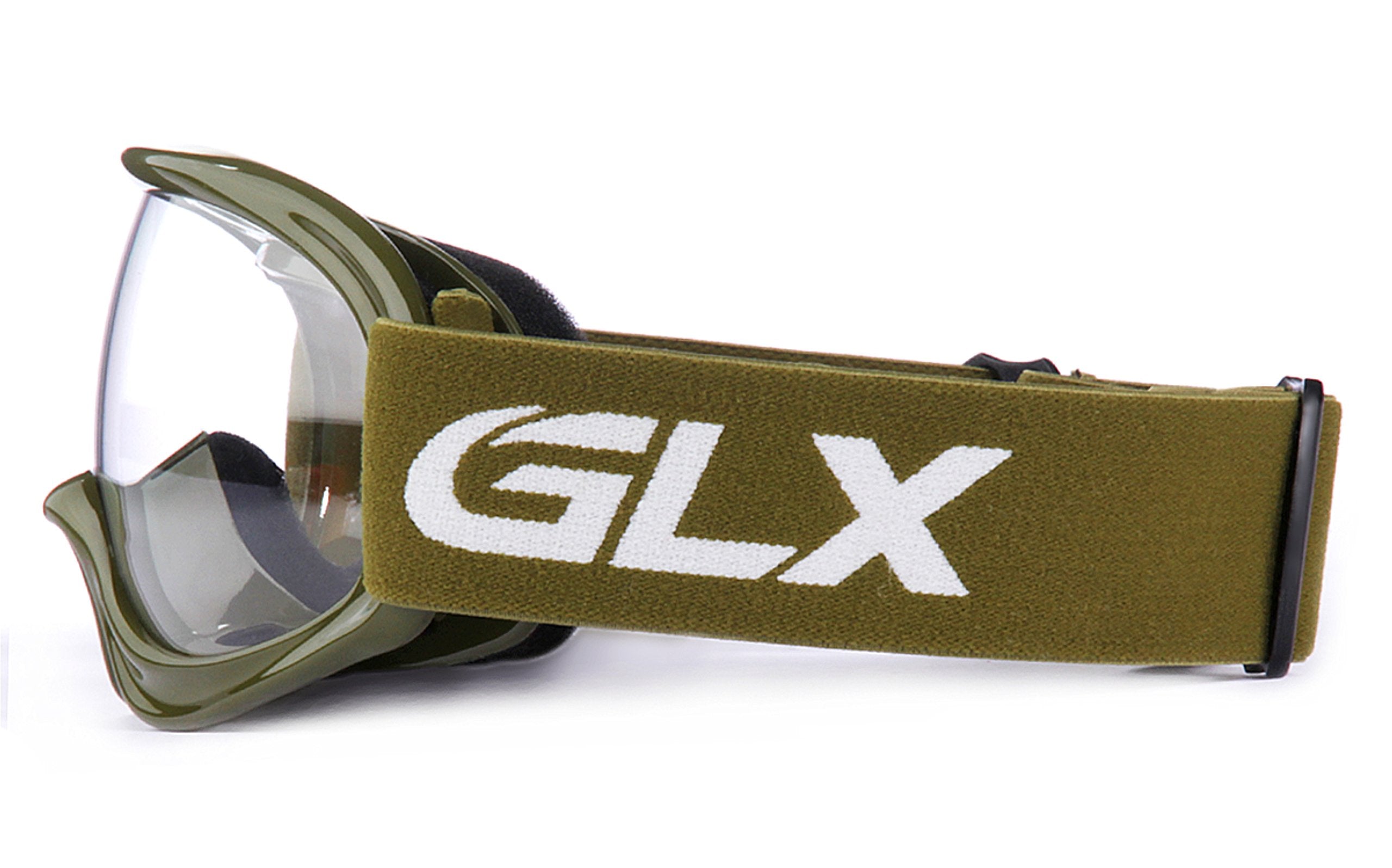 Glx Yh15 Anti-Fog Impact-Resistant Kids Youth Atv Off-Road Dirt Bike Motocross Goggles For Boys & Girls (Red, One_Size)