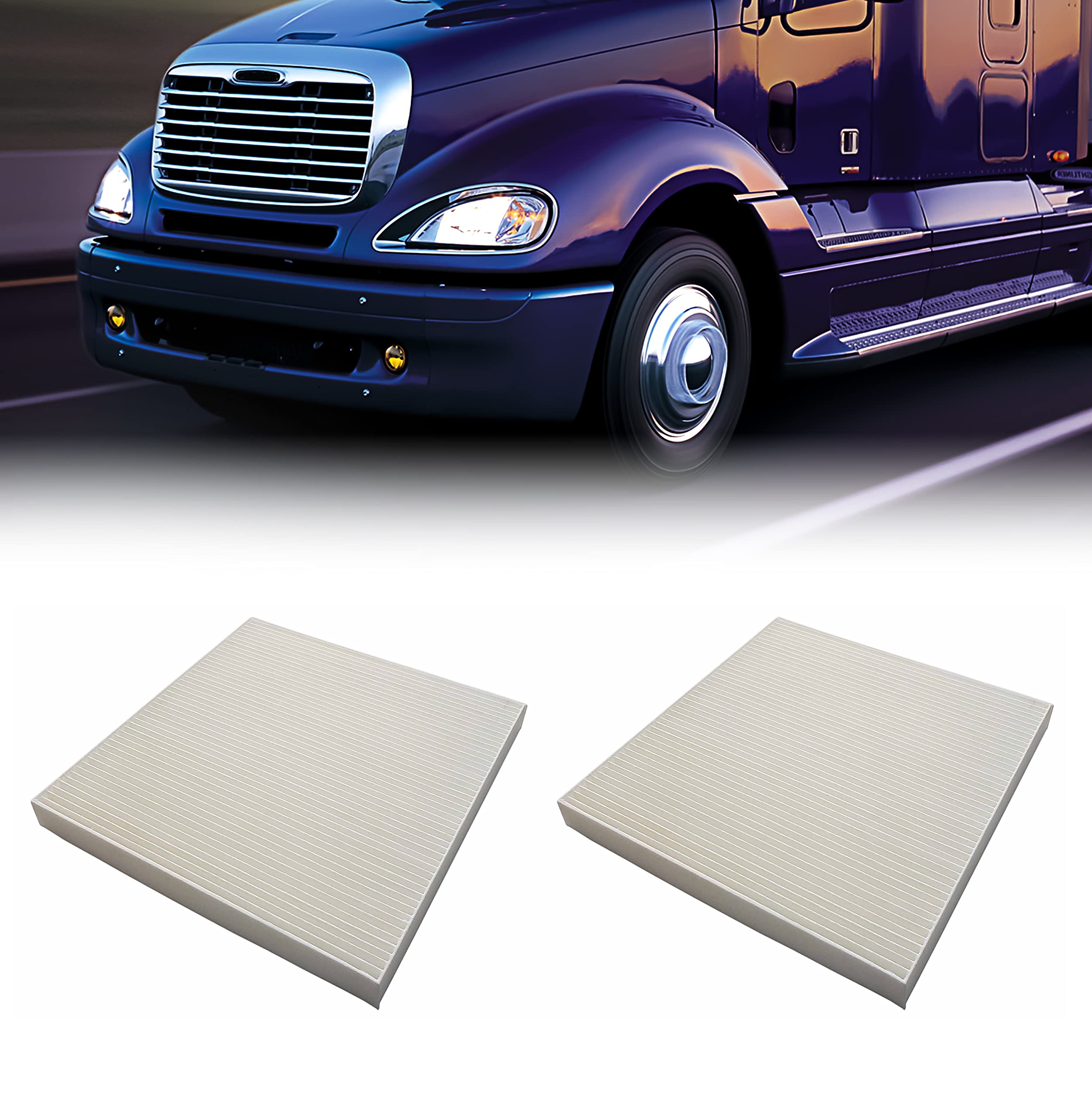 TORQUE 91559 Cabin Air Filter for Select Freightliner Cascadia Columbia Coronado Century Class Accessories Parts Replaces PA4857 AF26235 CAF24003 BOA91559 24318 abpn10g91559 TR552