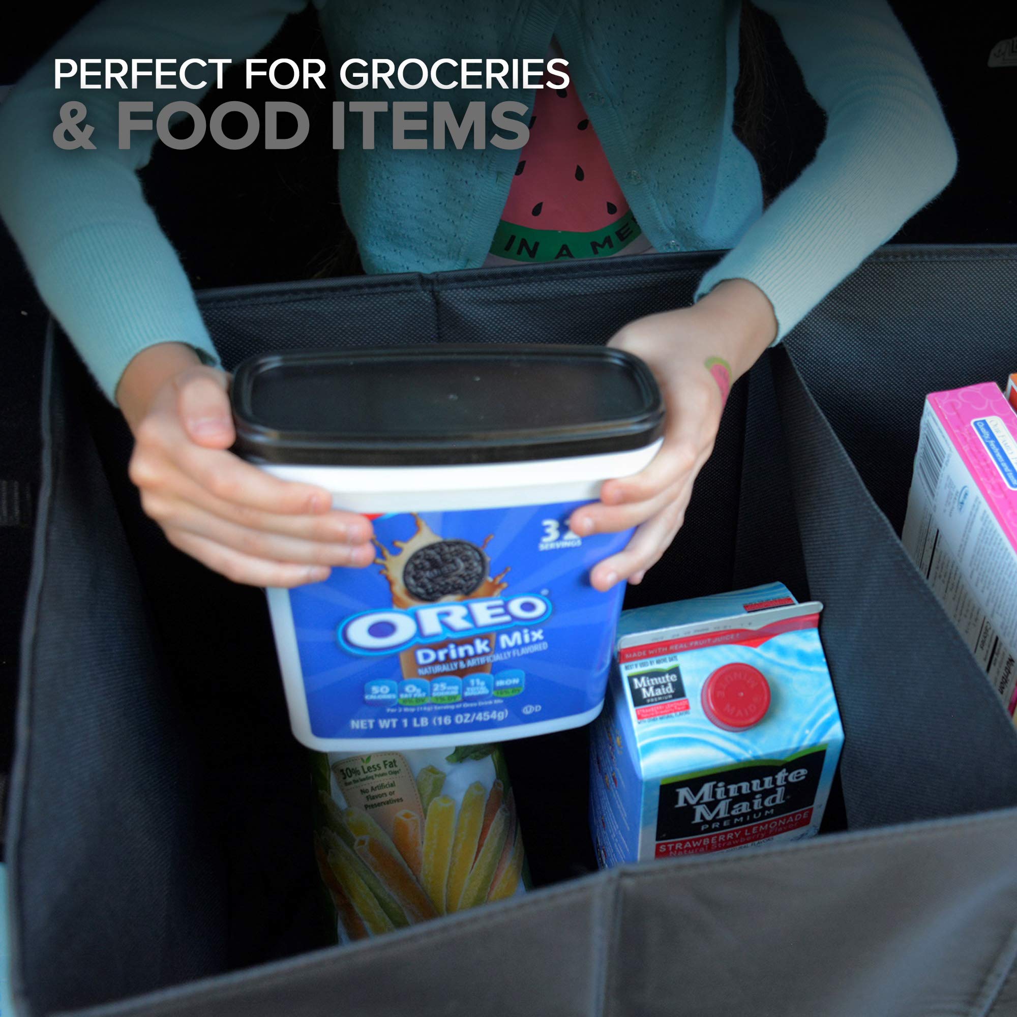 Trunk Organizer Suv Car Storage Sedan Grocery Collapsible Multi Compartment Accessories Easyview