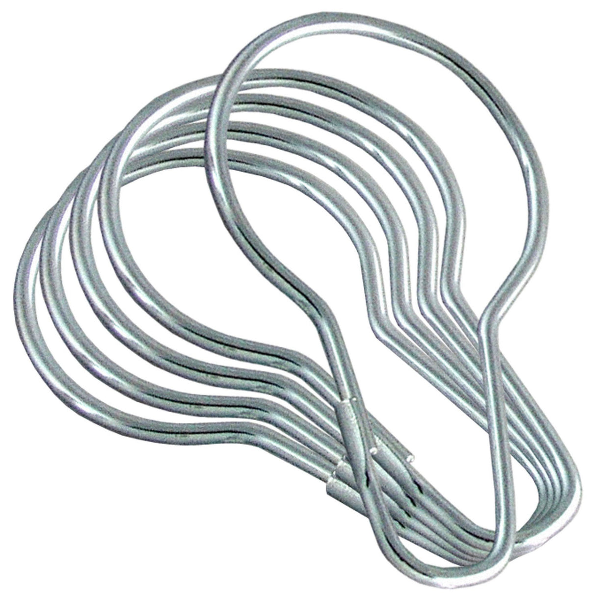 LDR 502 6200 Shower Curtain Rings, Chrome, 12-Pack