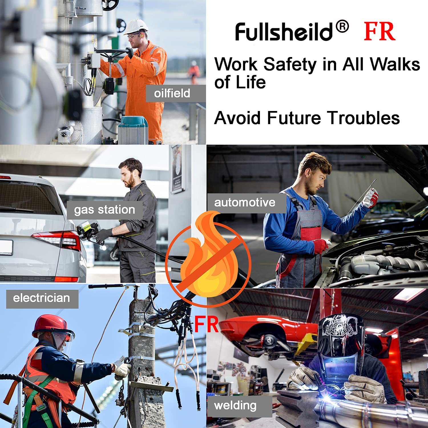 Fullsheild Fr Flame Resistant Balaclava Face Mask Nfpa2112 Cat2 Cover Hood For Welding Hunting Army Military Onesize