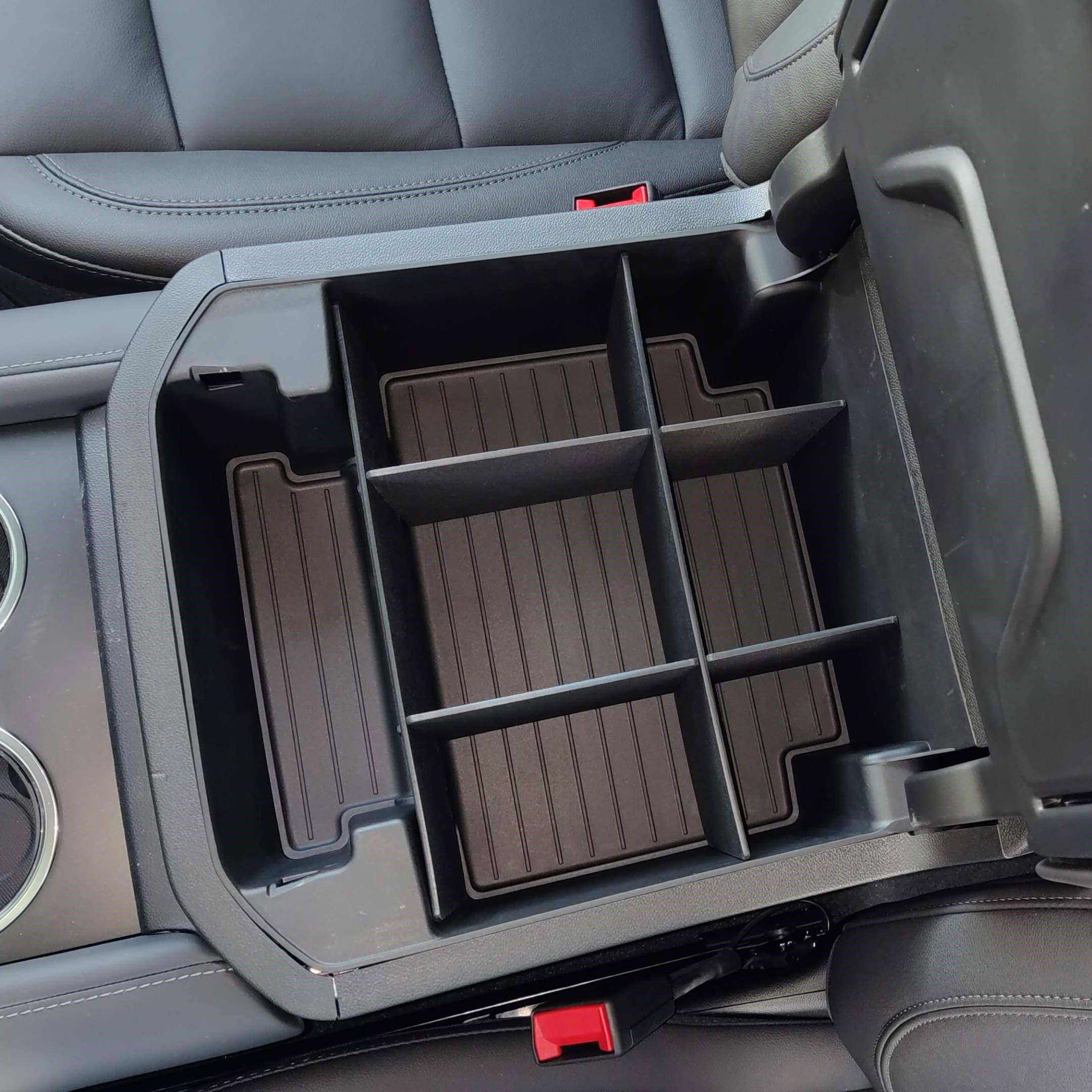 Vehicle Ocd - Center Console Organizer For Chevy Suburban/Tahoe/Gmc Yukon/Yukon Xl (2021-2025) (For Optional Sliding Console Onl