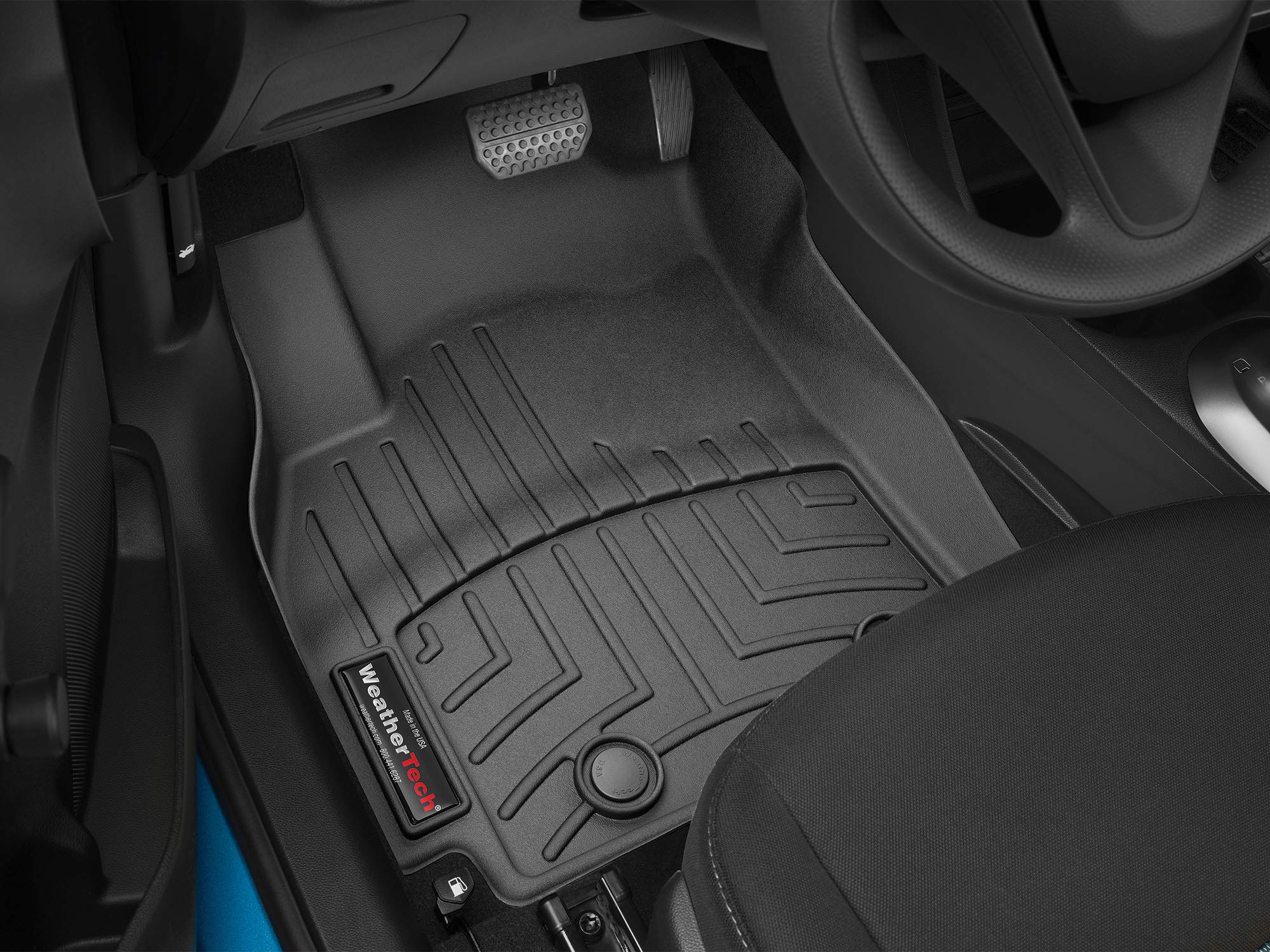Weathertech Custom Fit Floorliners For Chevrolet Spark - 1St Row (449511), Black