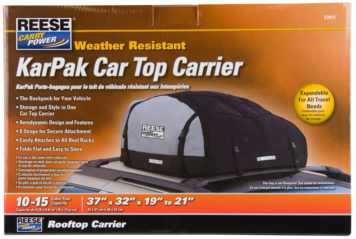 Reese Carry Power (1391100) Karpak Car Top Carrier