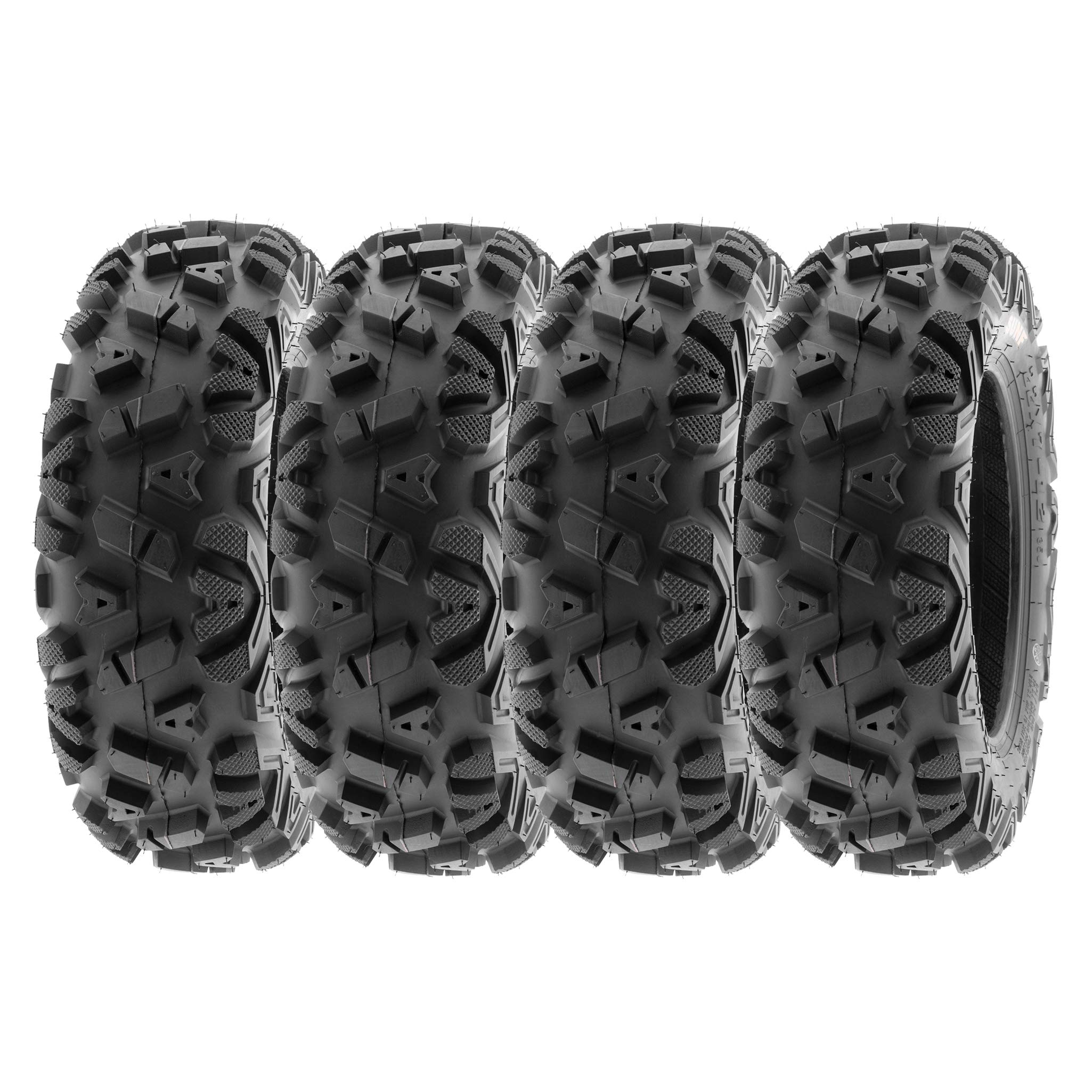Sunf 22X7-12 22X7X12 All Terrain Tires Atv Utv 6 Pr Power I A033 - Set Of 4