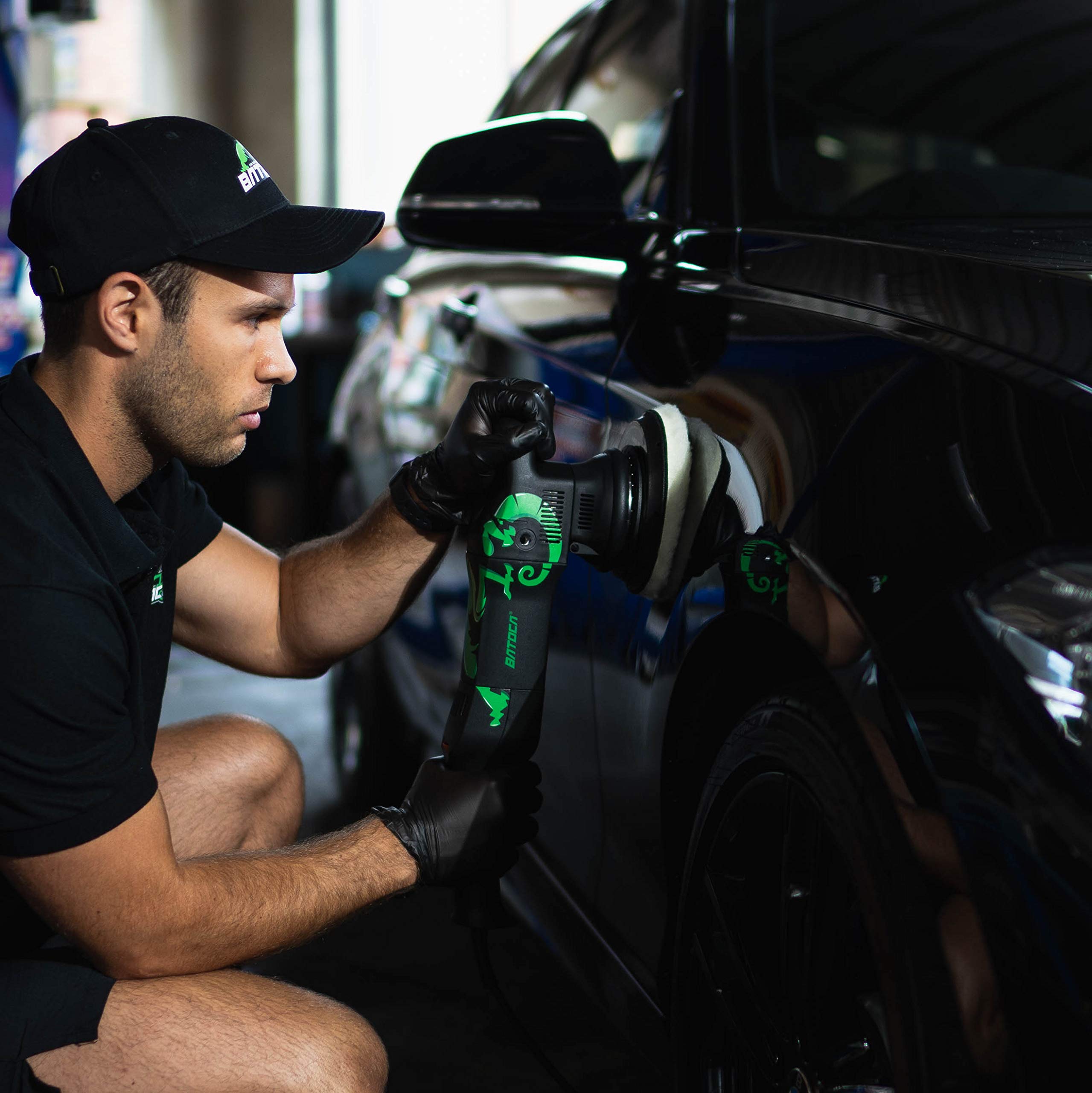 Batoca Dual Action Polisher, Auto Buffers And Polishers, Da Buffer For Car Detailing, 6 Inches And 700W Random Orbital,6 Variable Speed With Polishing Pads For Waxing,Buffing,Sanding