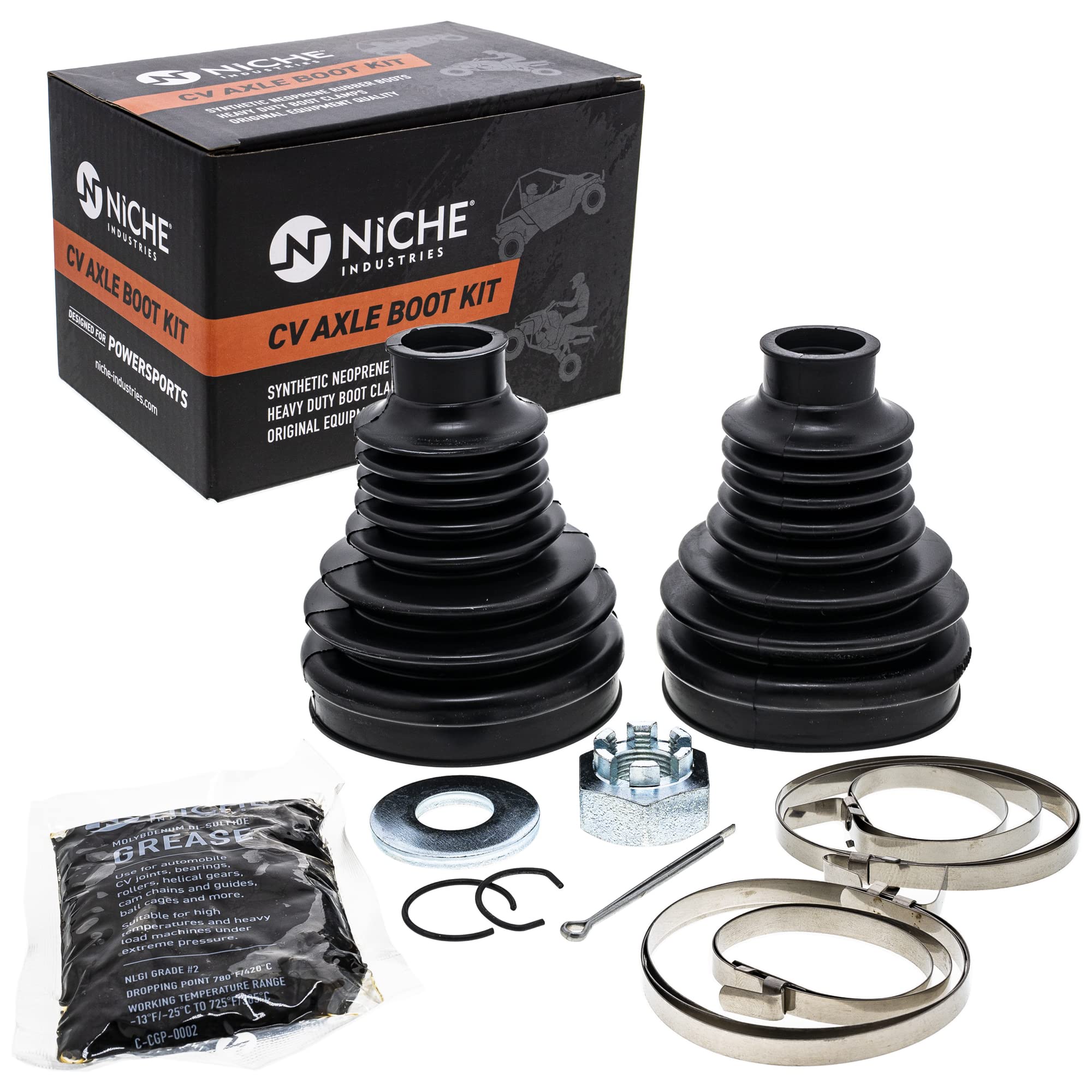 Niche Rear Cv Axle Boot Kit For Can-Am 705501864 705500870 Outlander 650 1000 500 570 800R Renegade