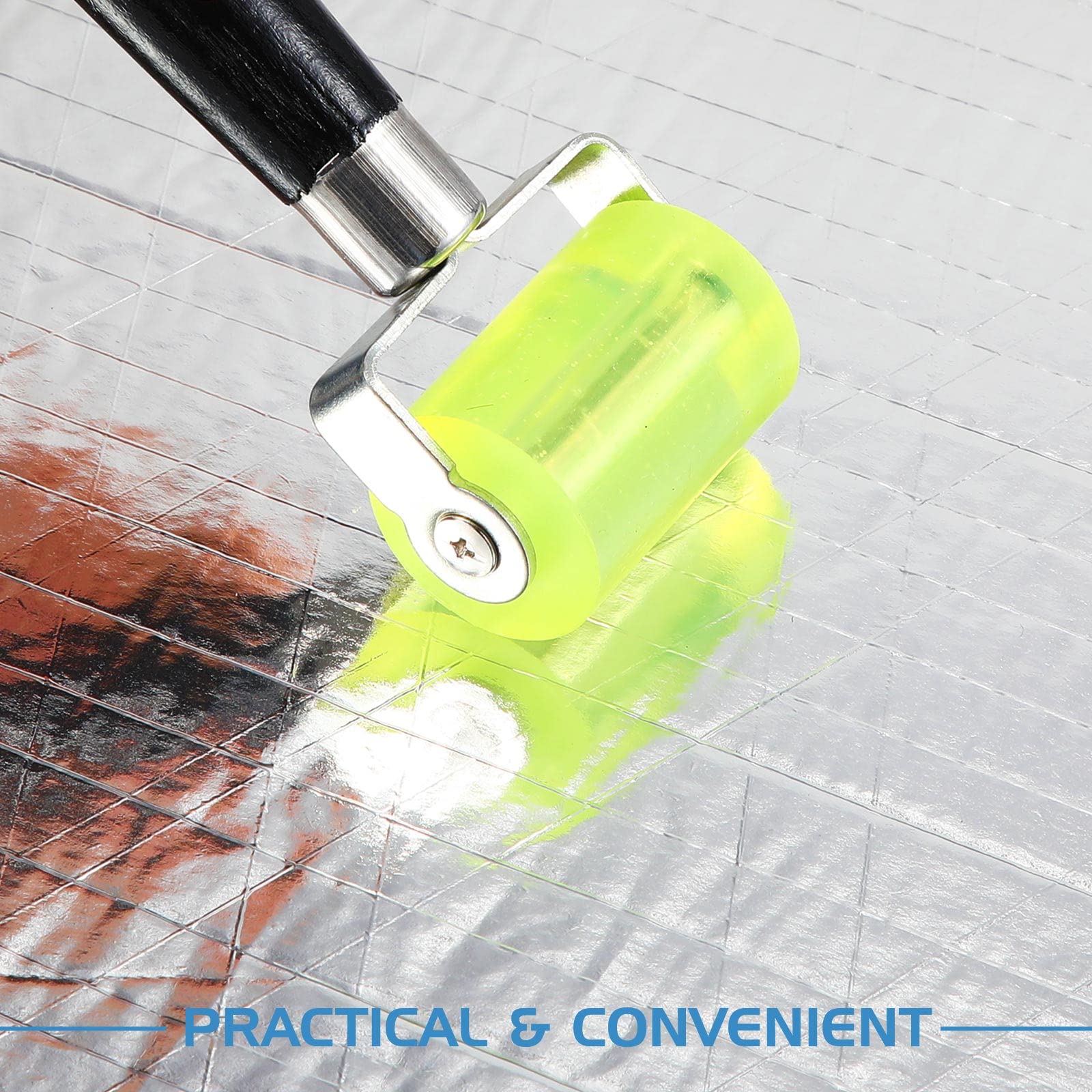 Tallew 61 Pcs 196 Mil Car Sound Deadening Mat Sound Deadener Automotive Audio Noise Insulation Dampening Insulation Mat With Rub