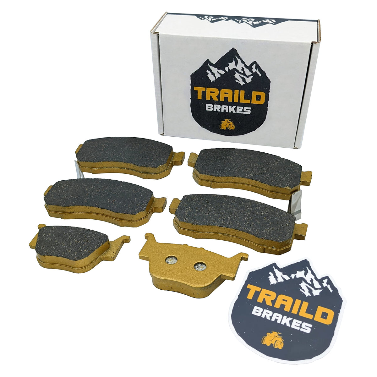 Traild Ceramic Brake Pads For Honda Pioneer 700/500/520 2014-2025 Front & Rear Full Vehicle Set
