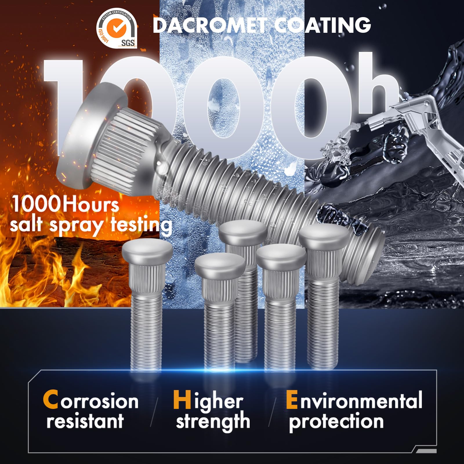 dynofit 2 inch 6x5.5 Wheel Spacers for Silverado GMC Sierra 1500 Yukon XL Avalanche,2pcs 6x139.7 M14x1.5 Studs 78.1mm Bore Hubce