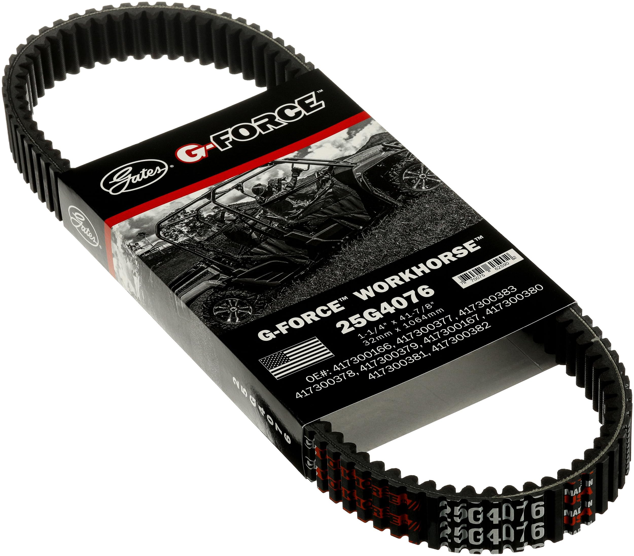 Gates 25G4076 G-Force Cvt Drive Belt