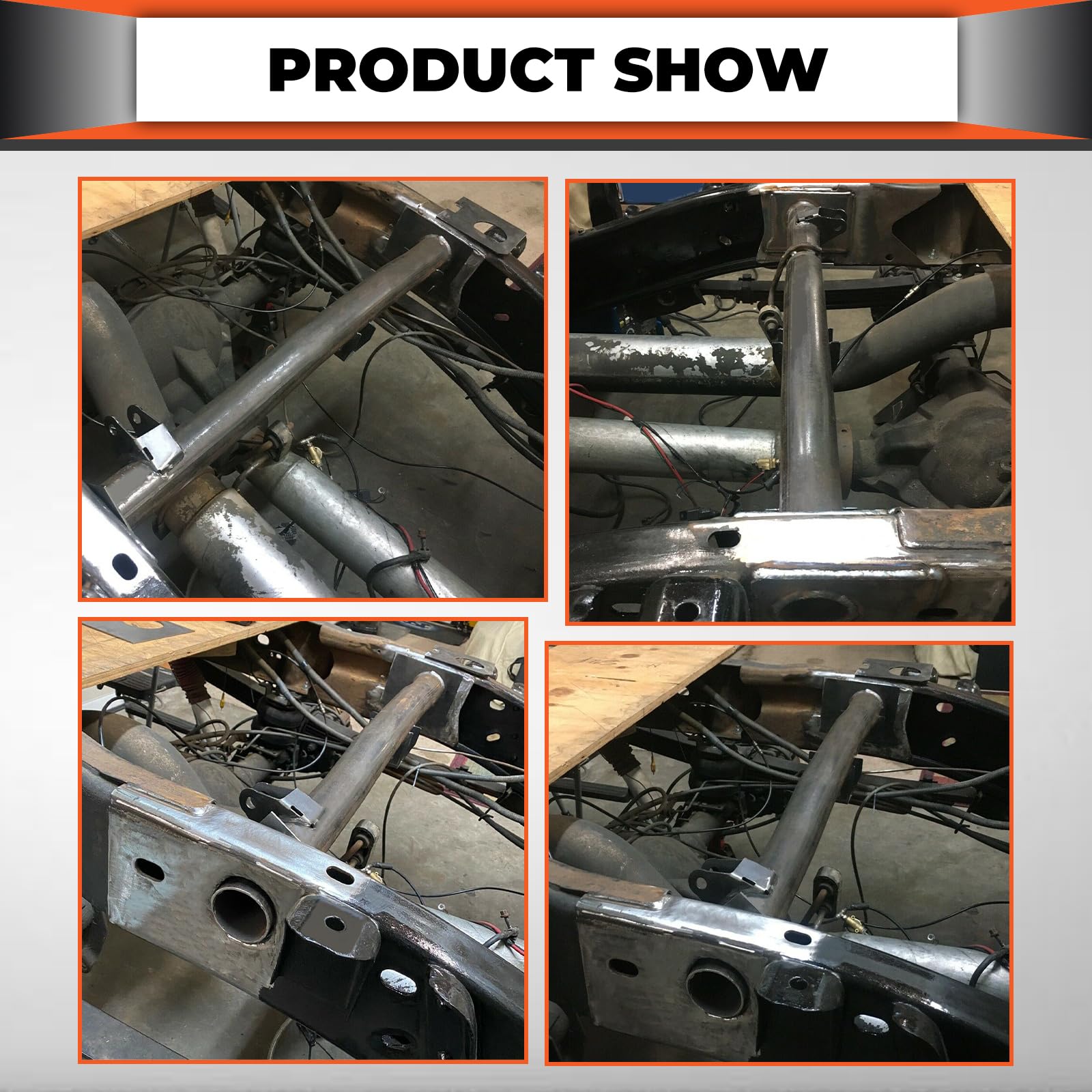 Ecotric Rear Fuel Tank Support Crossmember Compatible With 1999-2006 Chevy Silverado/Gmc Sierra 1500 2500