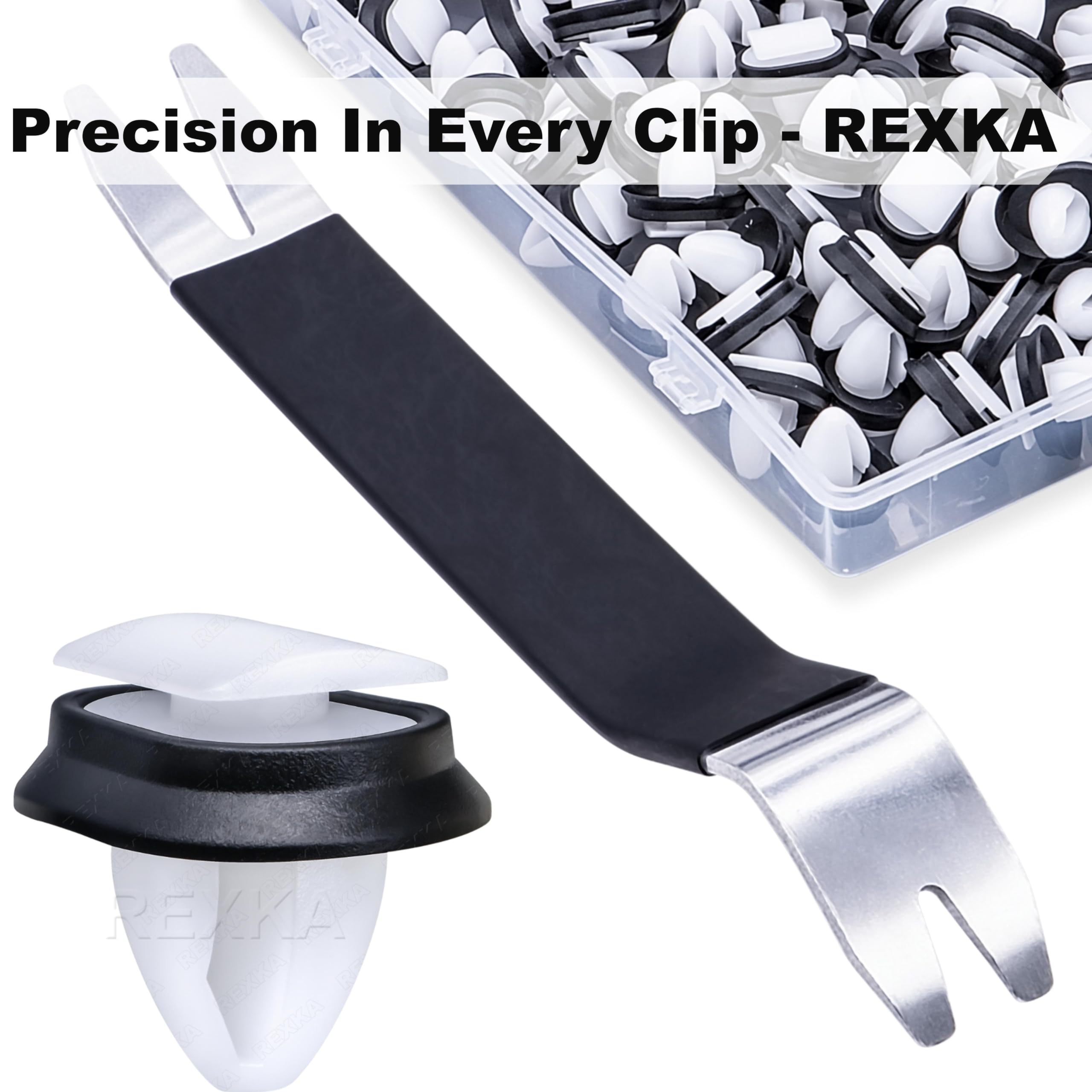 Rexka 51Pcs Back Door Trim Moulding Clip Compatible With Ram Chrysler 68093998Aa Dodge Ram Promaster 1500 2500 3500 2014 - On 68