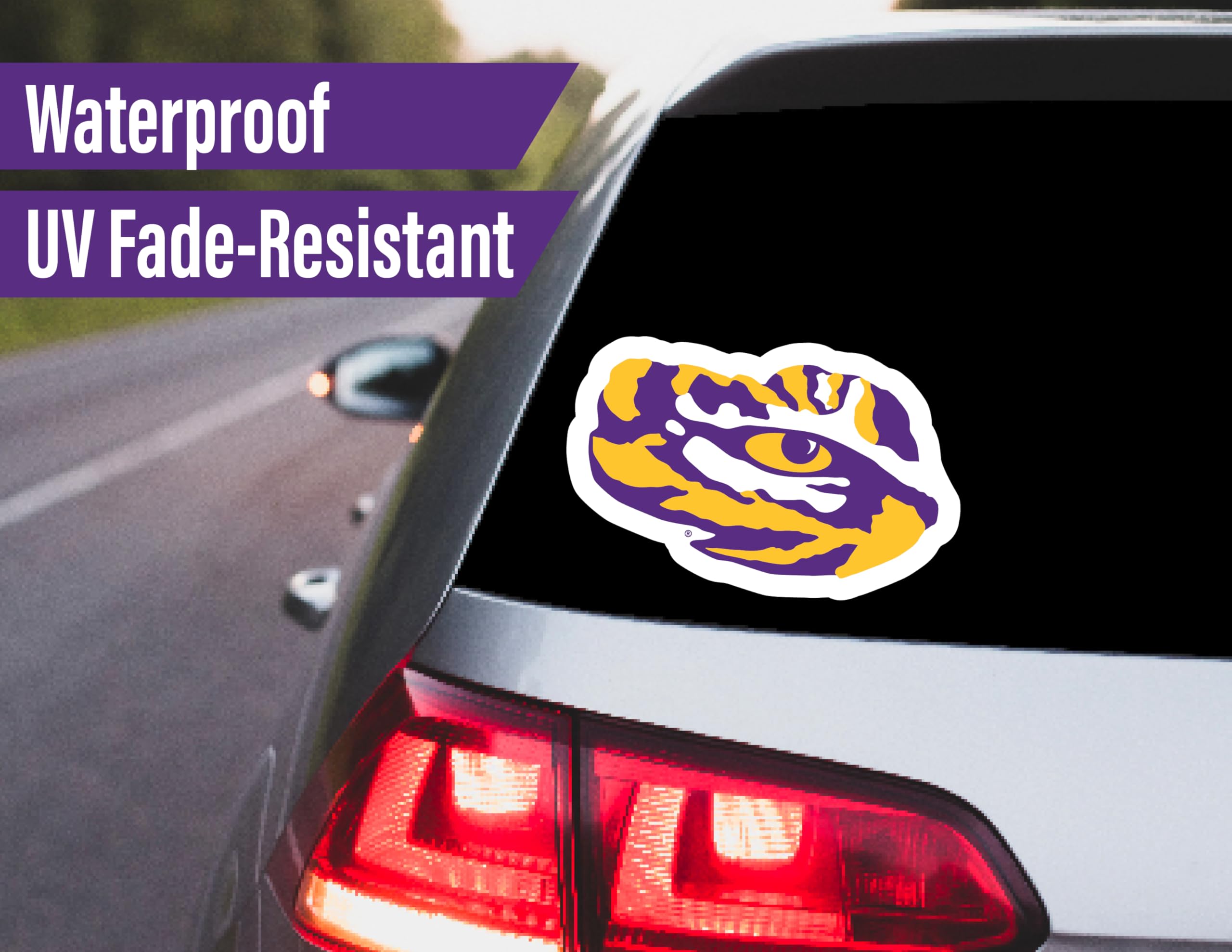 Lsu Tigers Stickers (14 Stickers) 2 Large 5'' For Car Windows 10 Medium 2.5'' For Water Bottles Laptops Phones And 2 Mini Keyboa