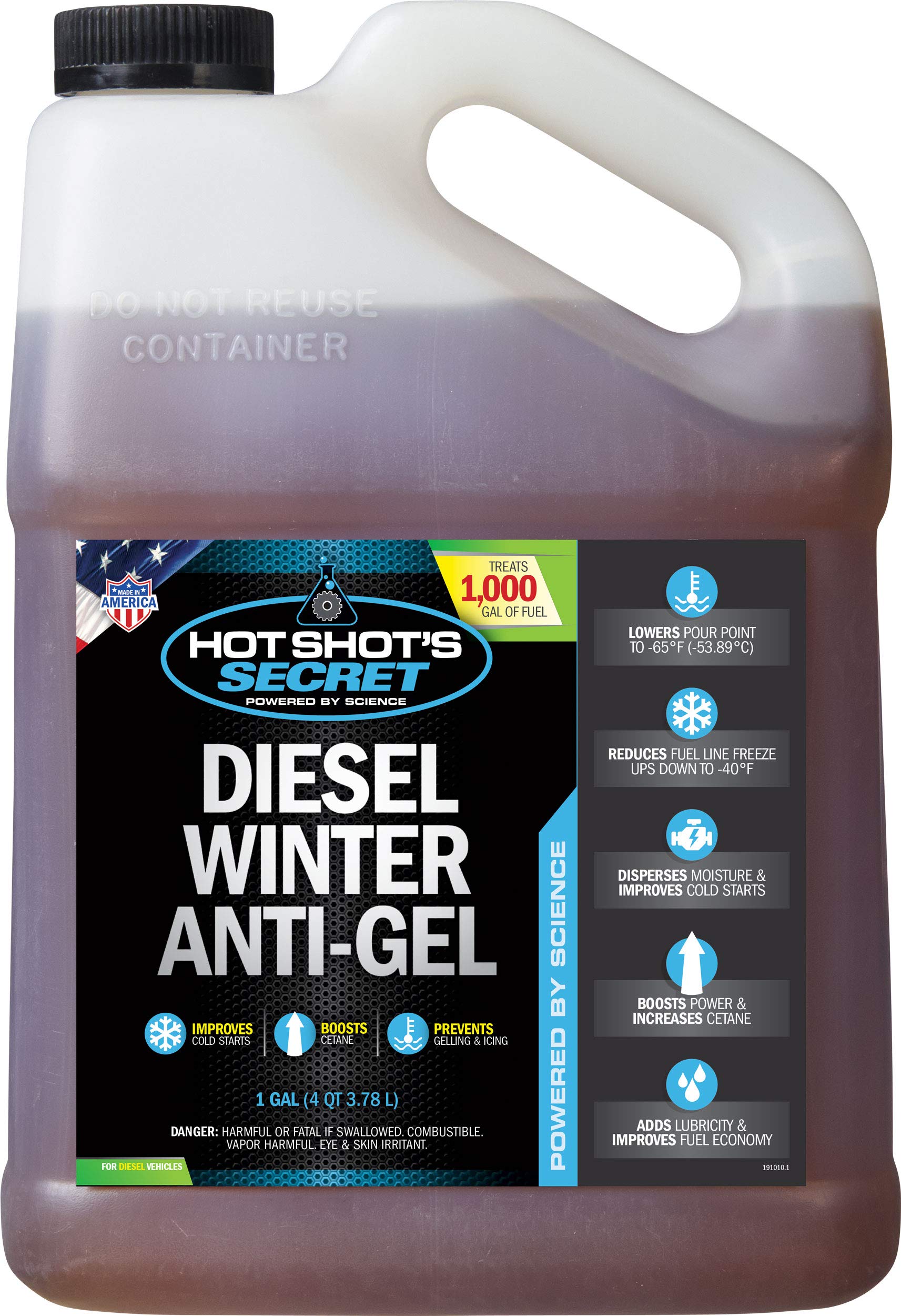 Hot Shot'S Secret Diesel Winter Anti-Gel 1 Gallon, Amber (P403301G)