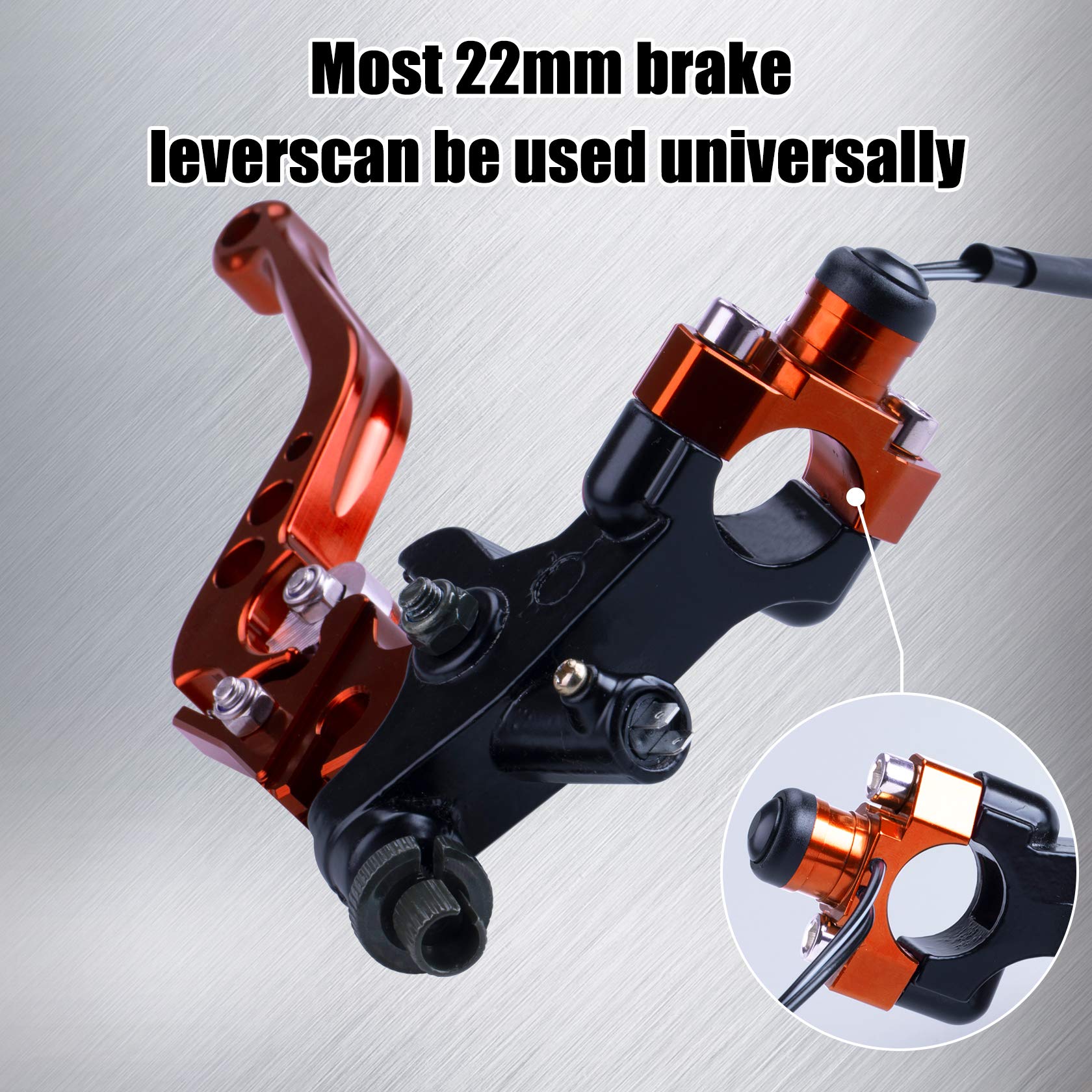 Oraevy Cnc Universal Motorcycle Engine Stop Start Kill Switch Button With Mounting Backplate Compatible With Sx Exc Xcf Duke Lc4