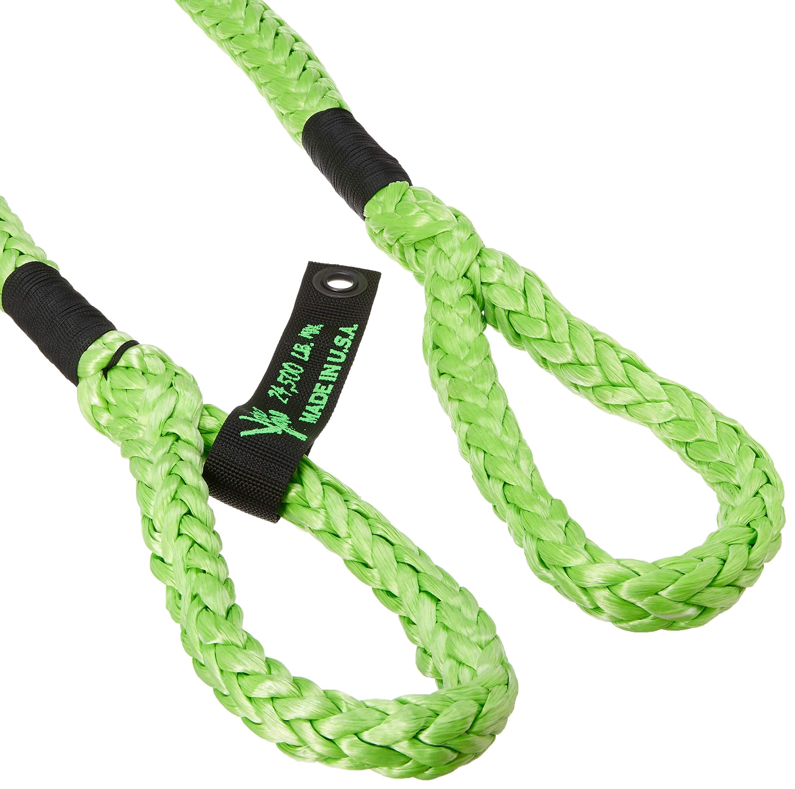 Daystar Voodoo Industries Recovery Rope 1300009, Green