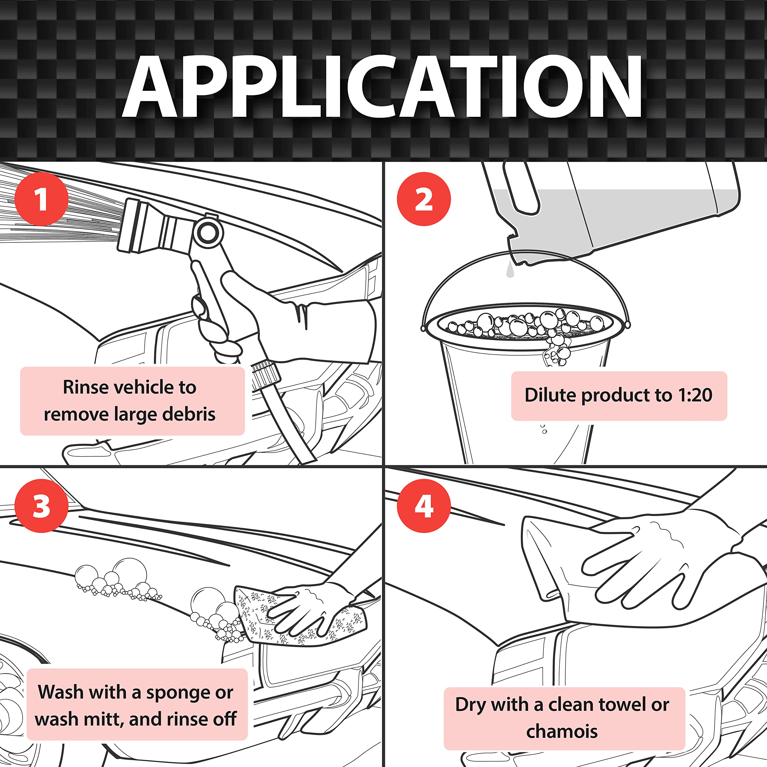 Malco Ultra Violet Premium Wash'n Wax - Best 2-In-1 Car Wash and Wax/Cleans and Provides A Durable, High-Gloss Shine in One Fast