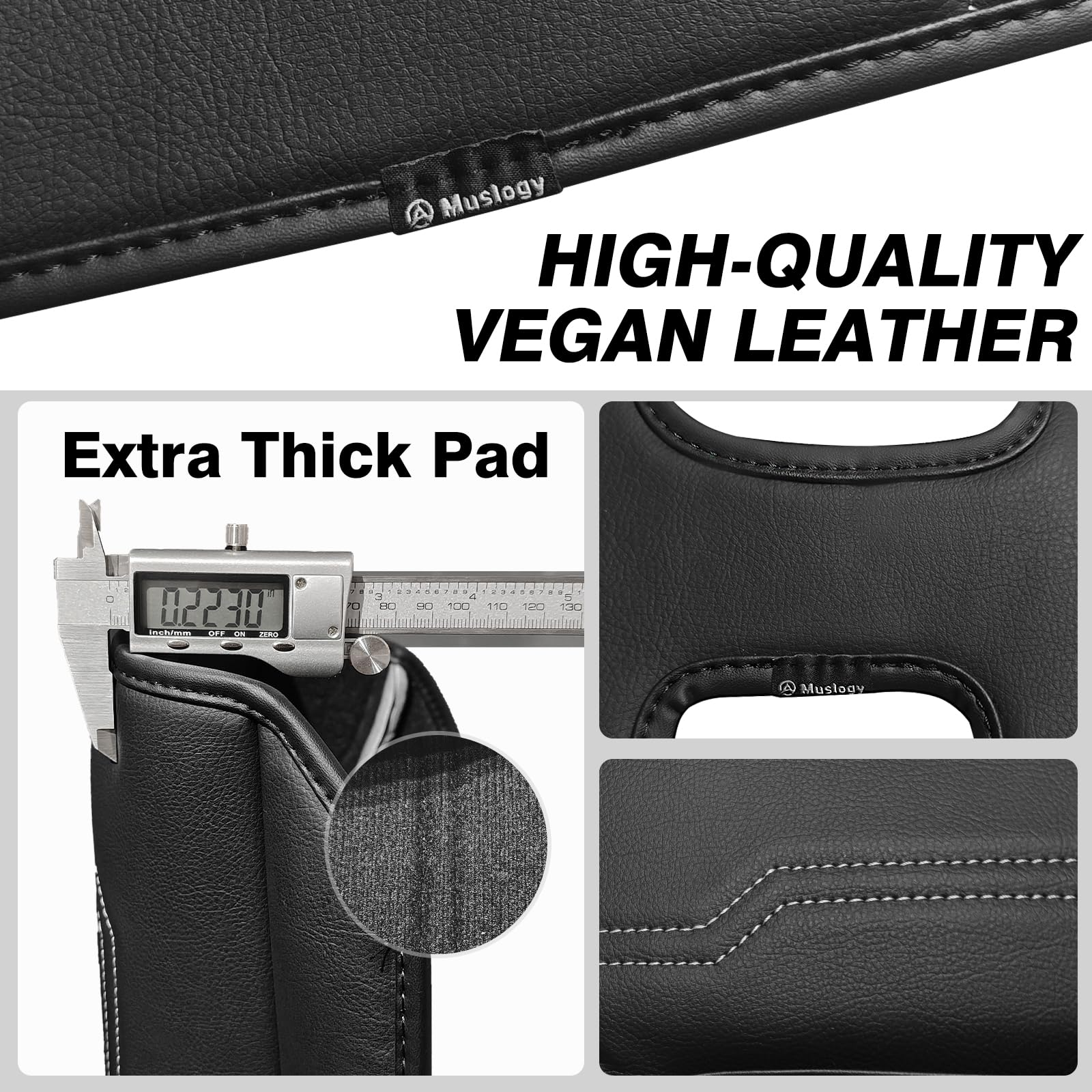 Muslogy Center Console Armrest Cover Compatible With Chevy Silverado & Gmc Sierra 1500 2500 3500 2014-2018 Comfort Armrest Pad A