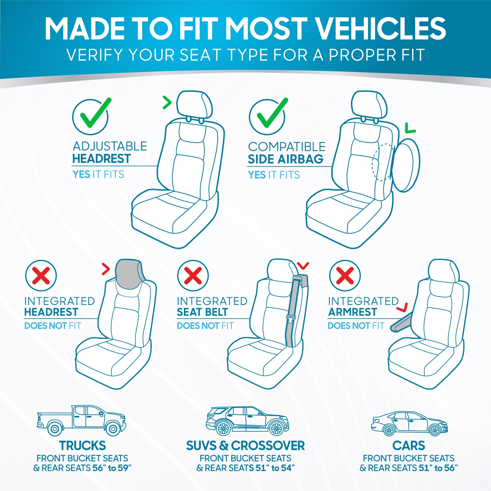 BDK PolyPro Car Seat Covers Full Set in Terracotta on Black, Front and Rear Split Bench Seat Covers for Cars, Easy to Install Ca