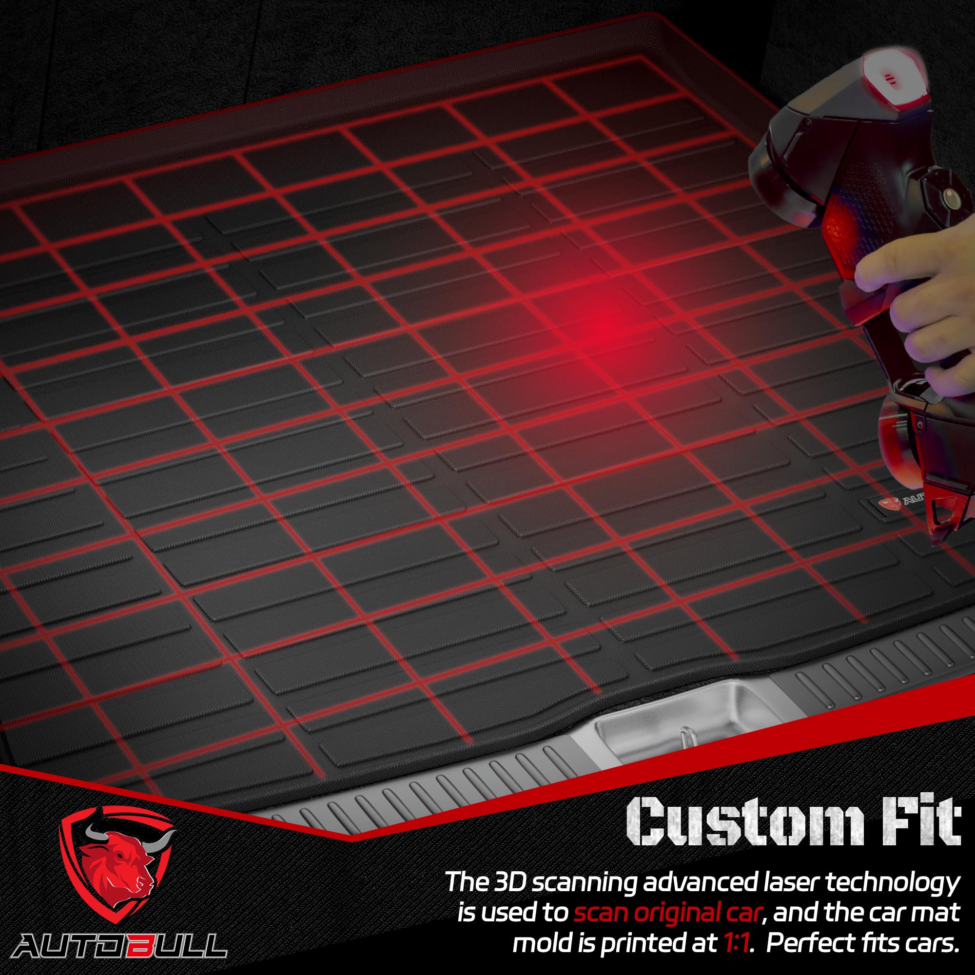 Autobull Cargo Liner Compatible With 2023 2024 2025 Mercedes Benz Glc Cargo Mat