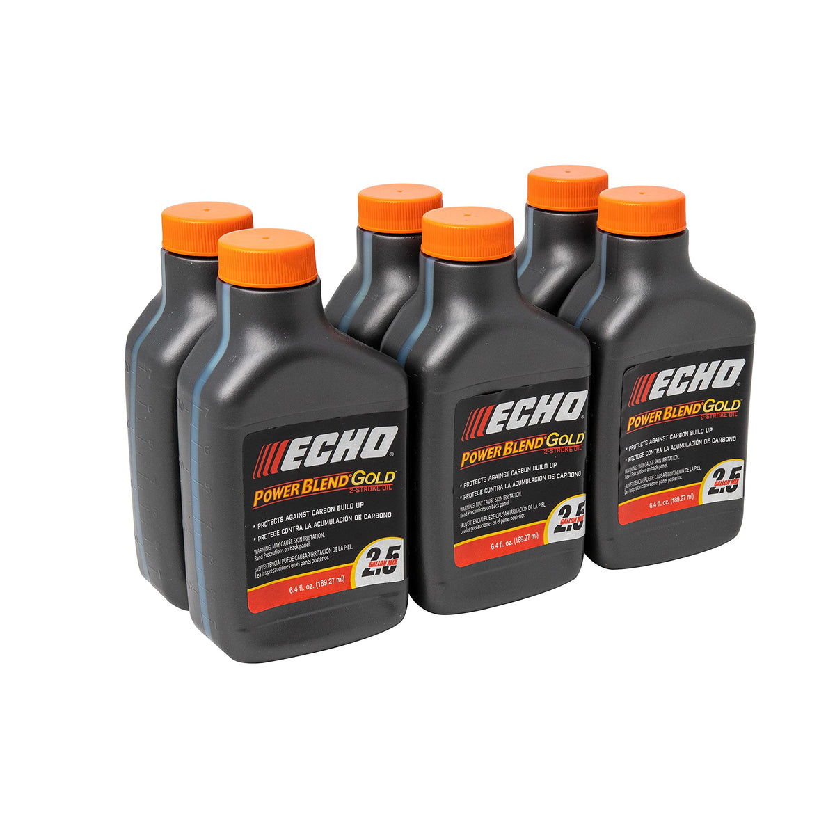Echo Products 6450025G Power Blend Gold Oil Mix 50:1 for 2-stroke2cycle Outdoor Power Equipment, High-Performance Semi-Synthetic