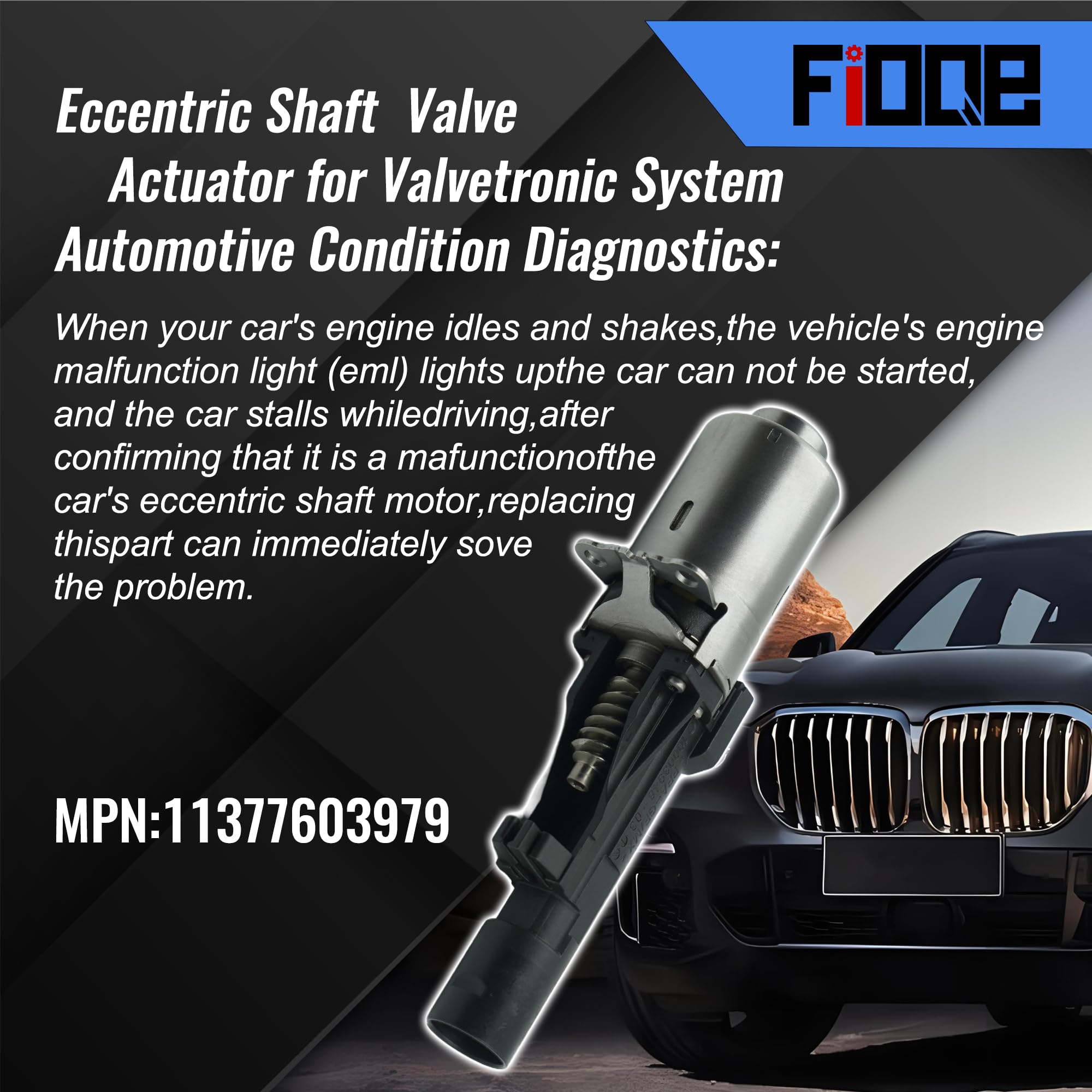 Eccentric Shaft Valve Actuator for Valvetronic System 11377603979 11377599021 Fit for BMW N20 N55 S55 X1 X3 X4 X5 135i 228i 335i