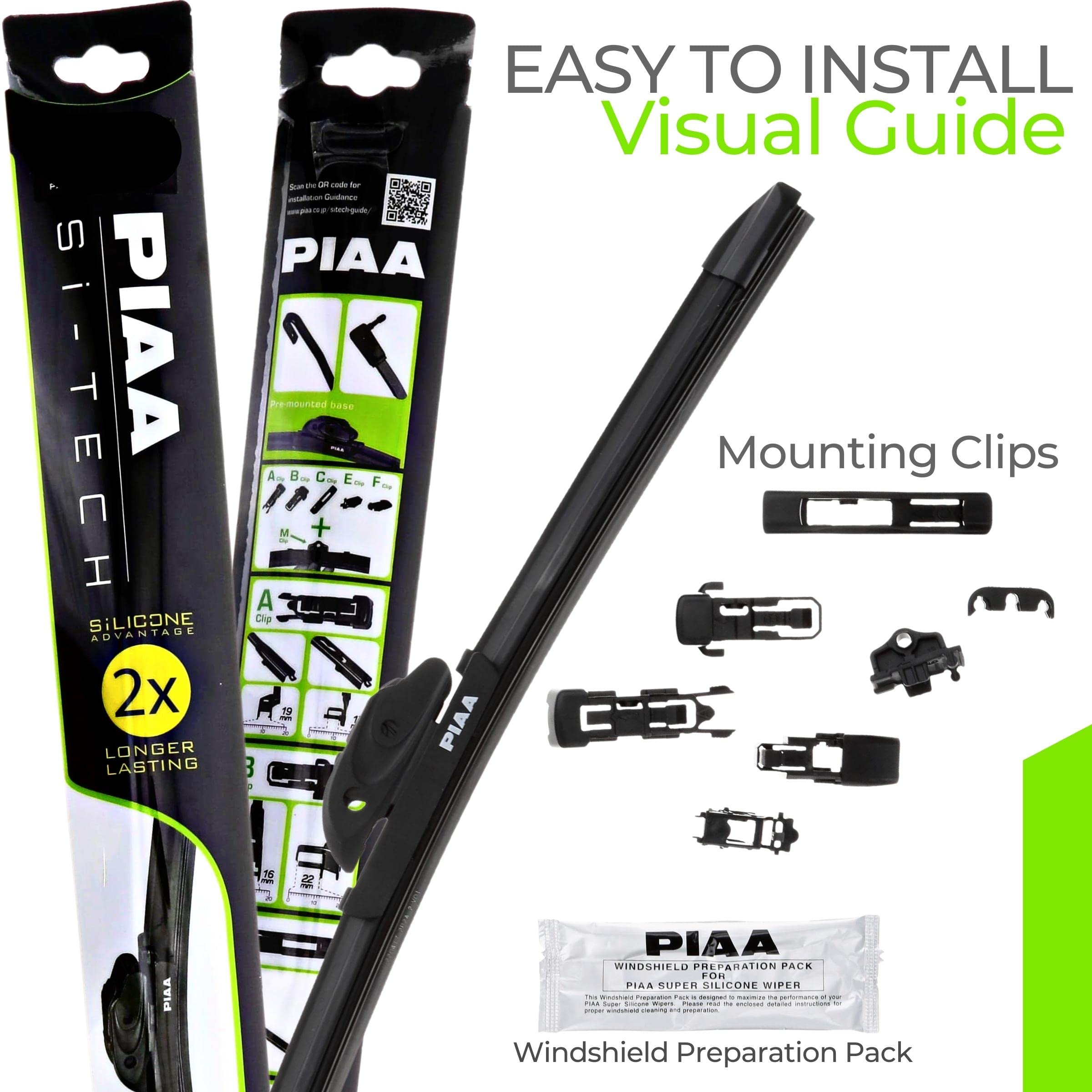 Piaa 97070 28 Inch Silicone Wiper Blade Si-Tech (700Mm) Premium All-Season Oem Automotive Replacement Windshield Wiper Blades (P